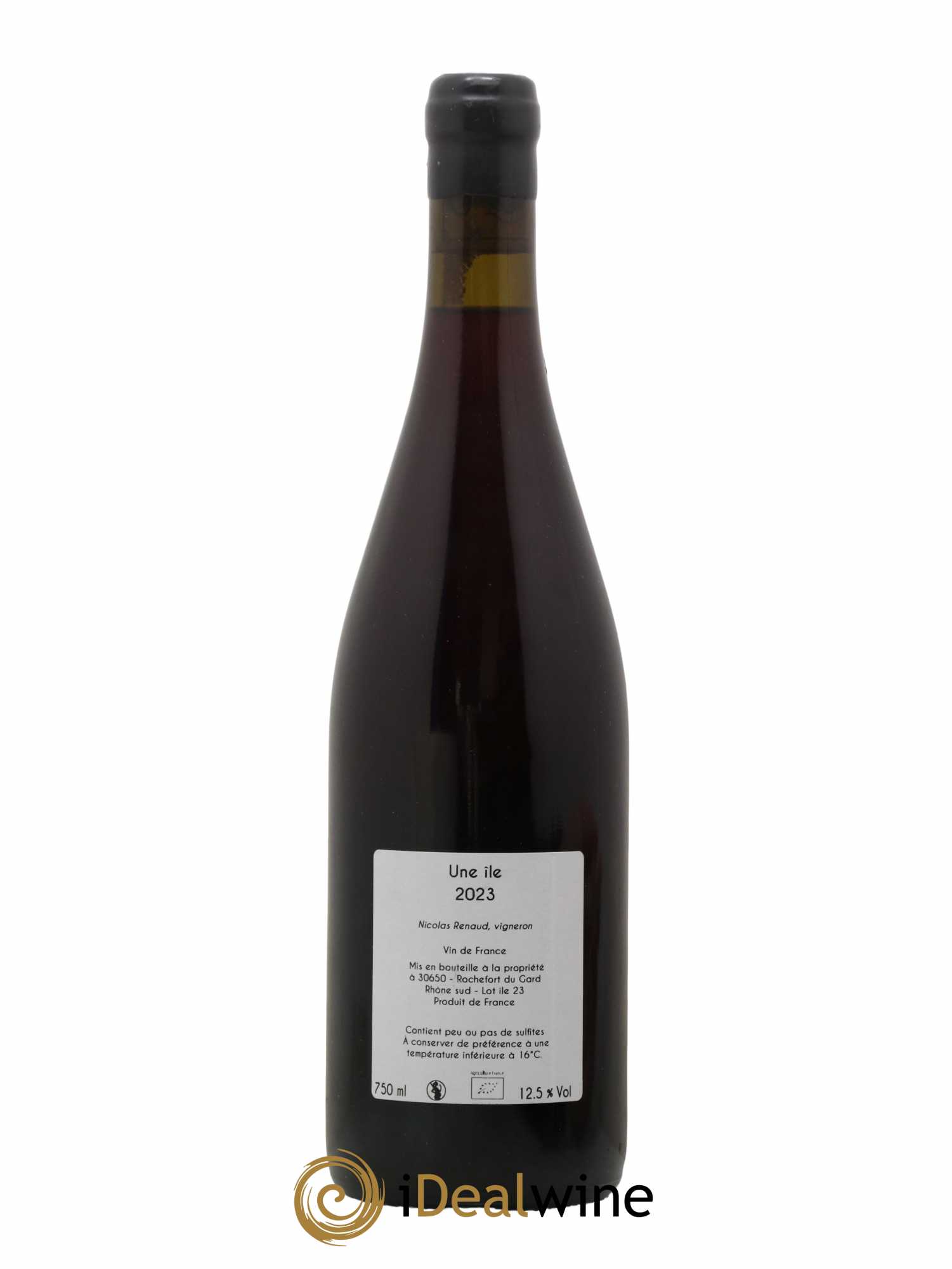 Vin de France Une Ile Clos des Grillons 2023 - Lot de 1 bouteille - 1