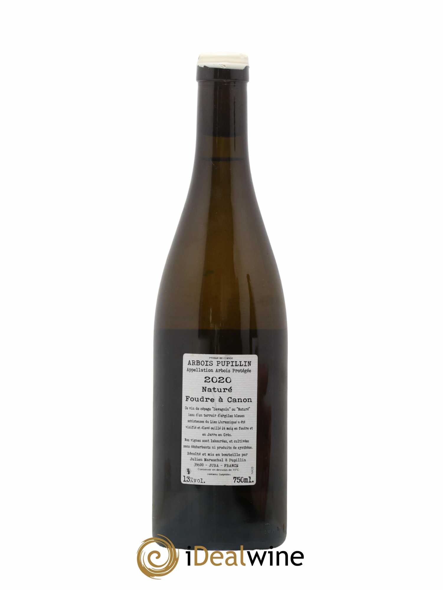 Arbois-Pupillin Foudre à Canon Naturé Domaine de la Borde 2020 - Lot de 1 bouteille - 1