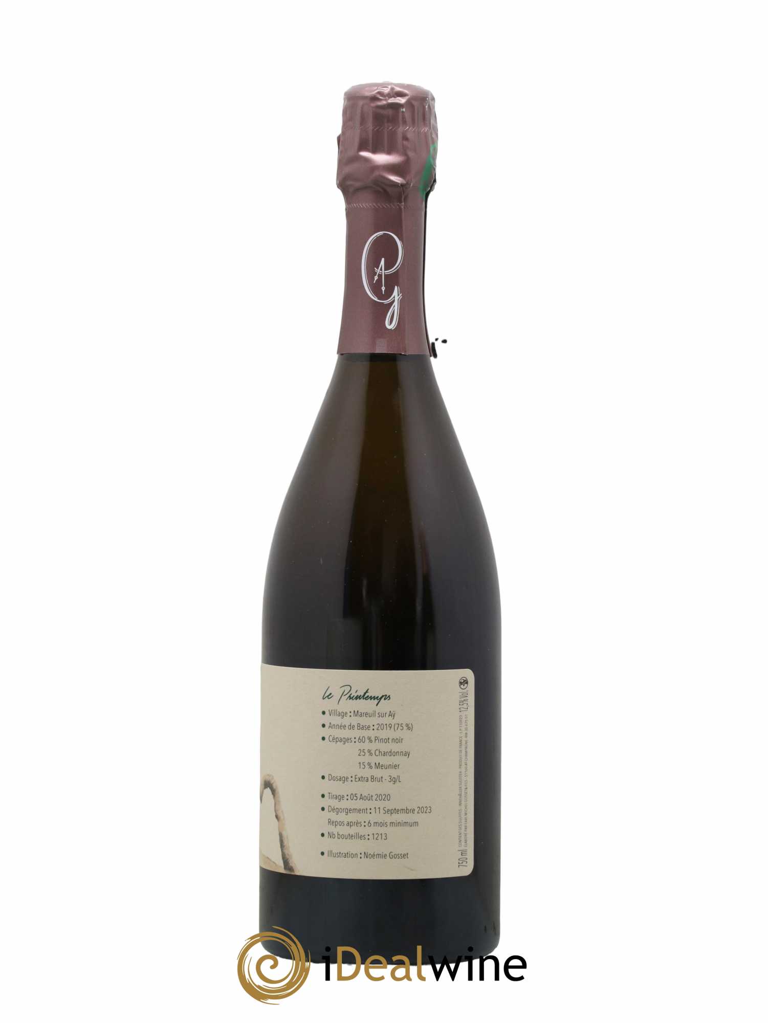 Au Fil des Temps Le Printemps Paul Gosset Au Fil du temps Le printemps Paul Gosset - Lot de 1 bouteille - 1