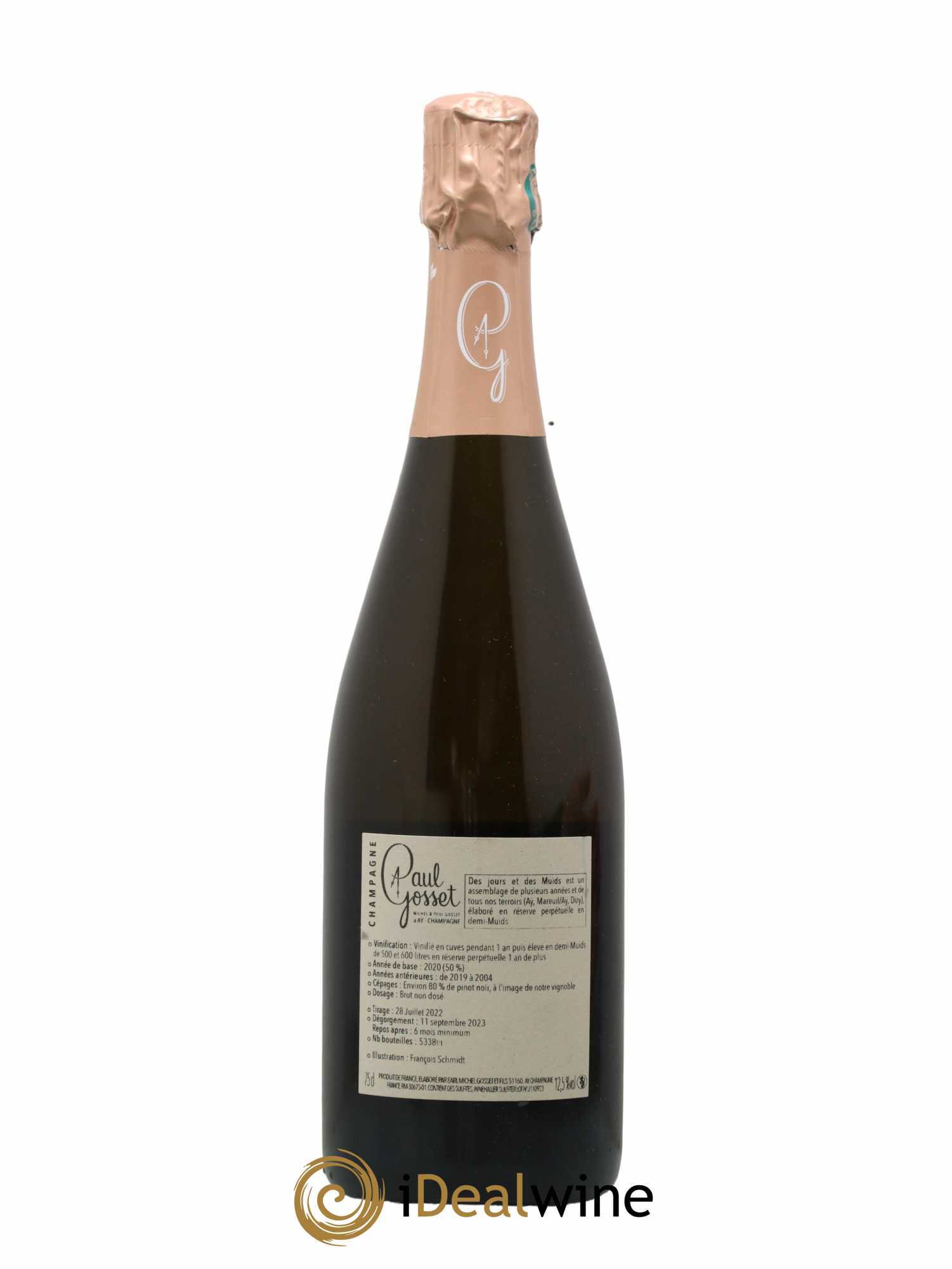Des Jours et Des Muids Paul Gosset - Lot de 1 bouteille - 1