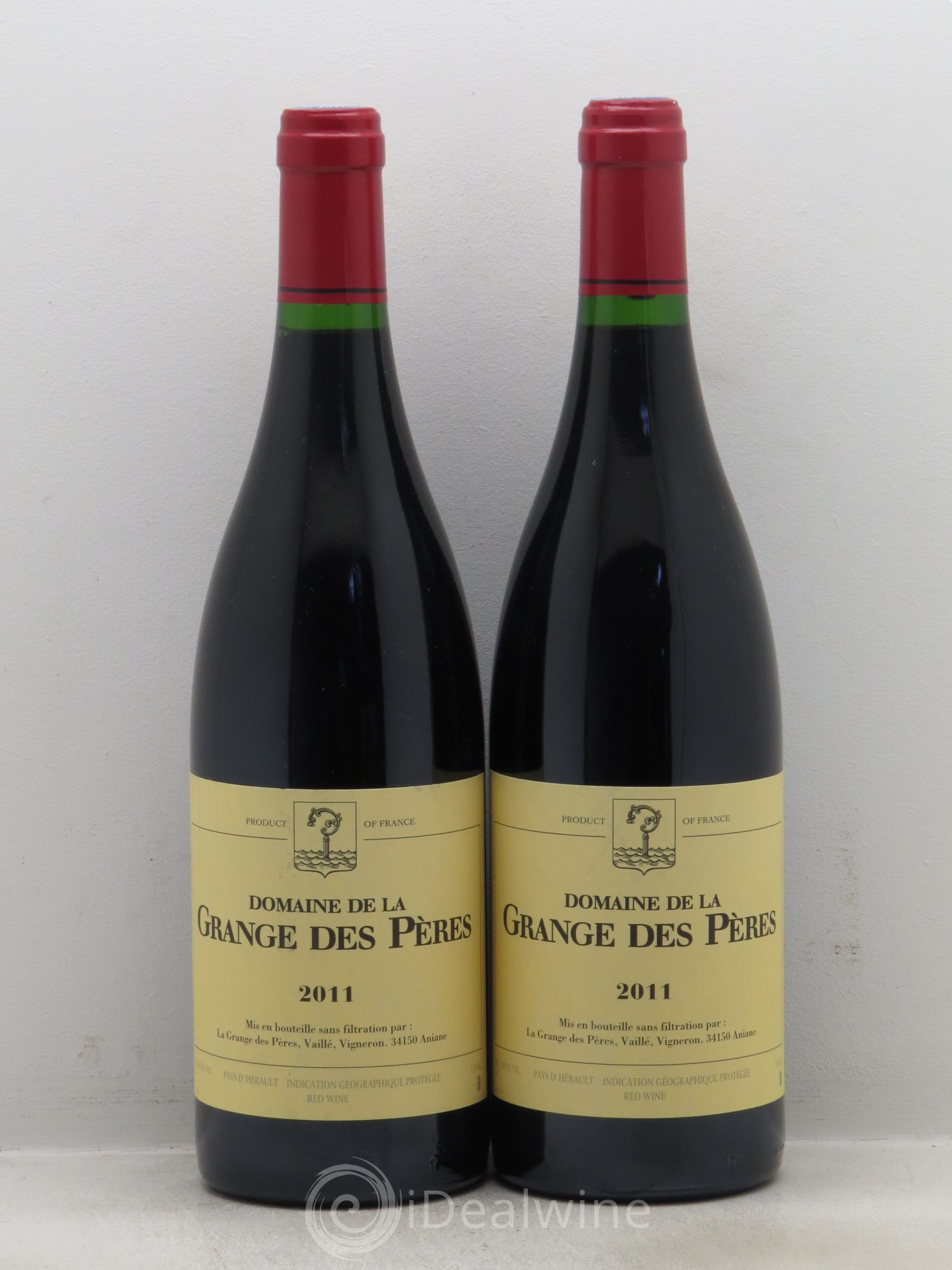 Pays d'Hérault Grange des Pères Laurent Vaillé 2011 - Lot de 2 bouteilles - 0