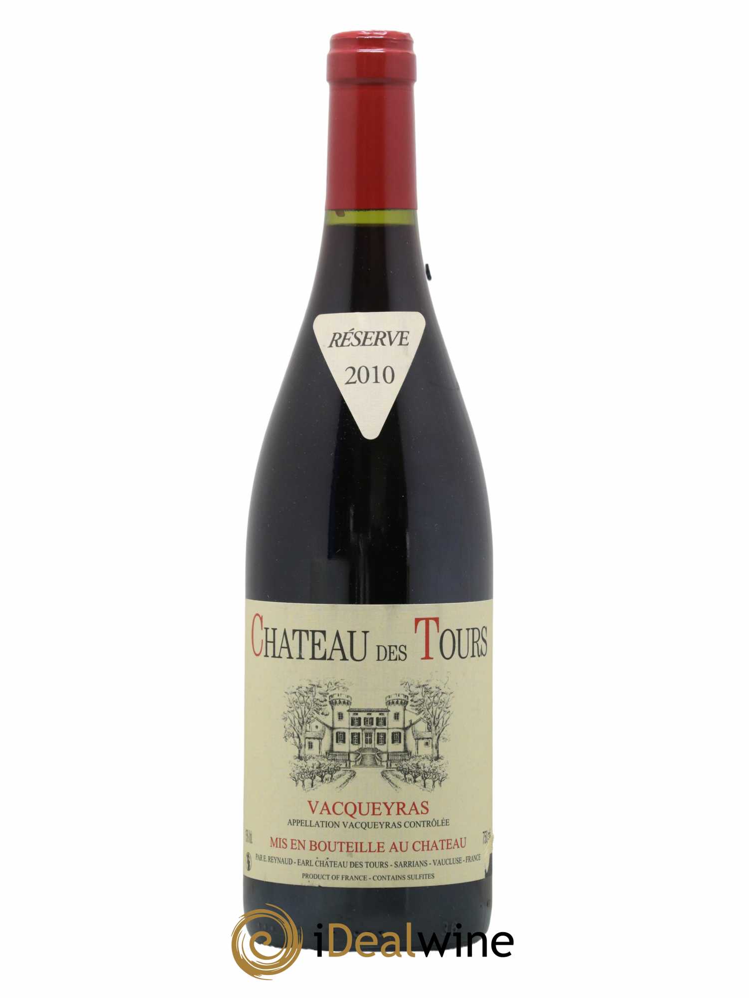Vacqueyras Château des Tours Emmanuel Reynaud 2010 - Lot de 1 bouteille - 0