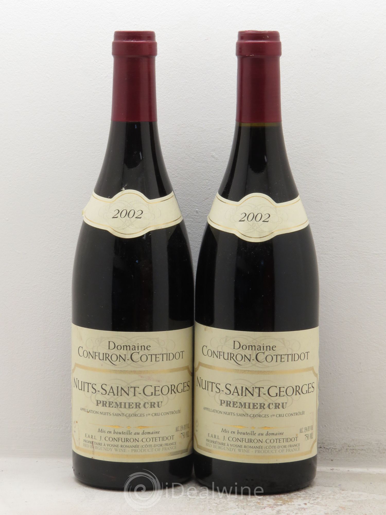 Nuits-Saint-Georges 1er Cru 2002 - Lot de 2 bouteilles - 0