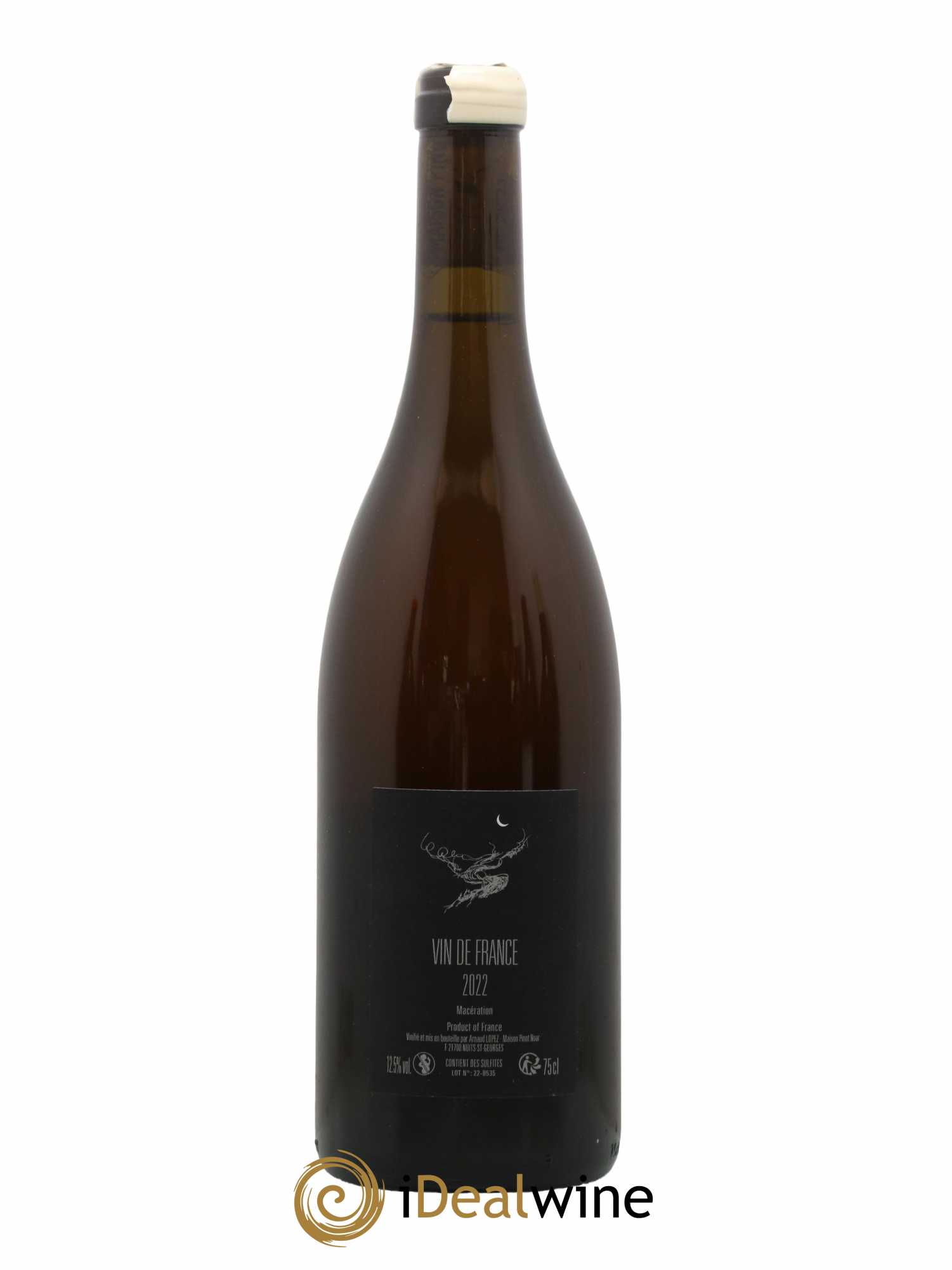 Vin de France Pinot Blanc Macération Arnaud Lopez 2022 - Lot de 1 bouteille - 1
