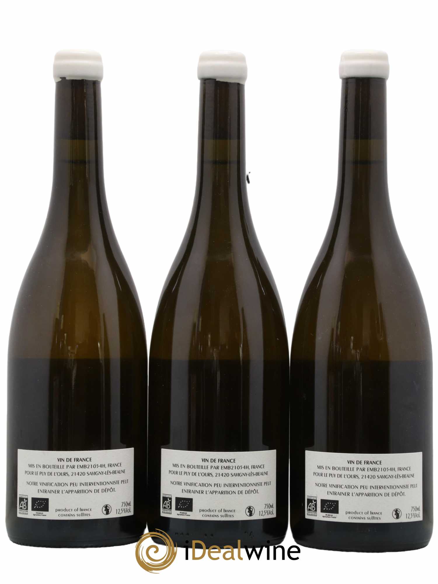 Vin de France Puy de L'Ours L'absurde Blanc de Noirs Jean et Juliette Orsoni 2022 - Lot de 3 bouteilles - 1