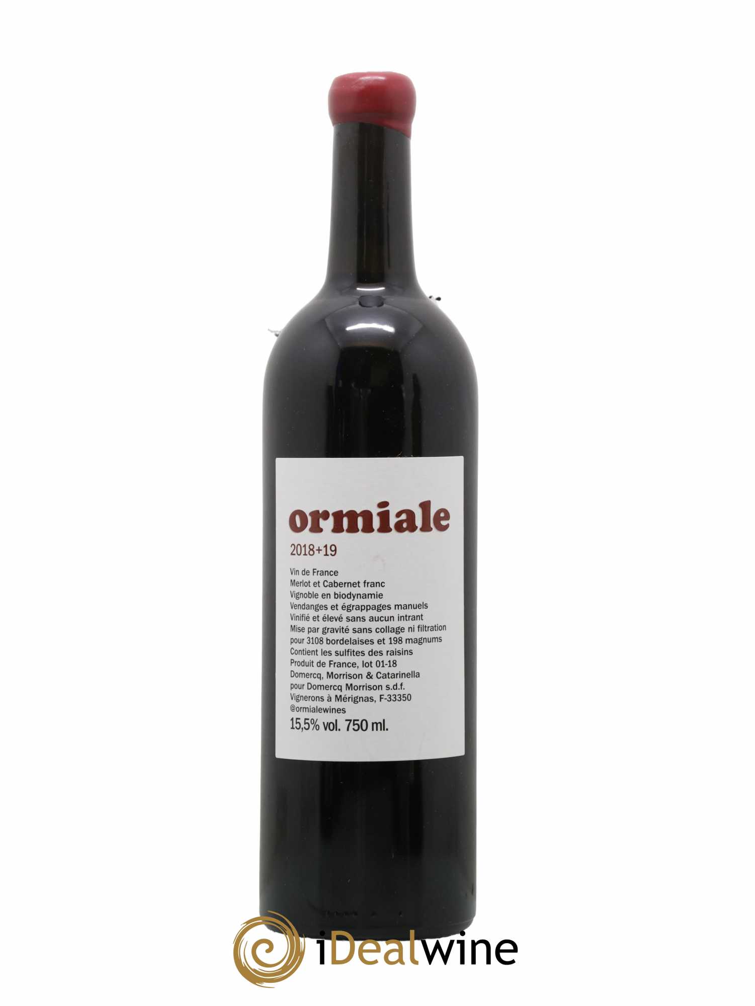 Vin de France Ormiale - Lot de 1 bouteille - 0
