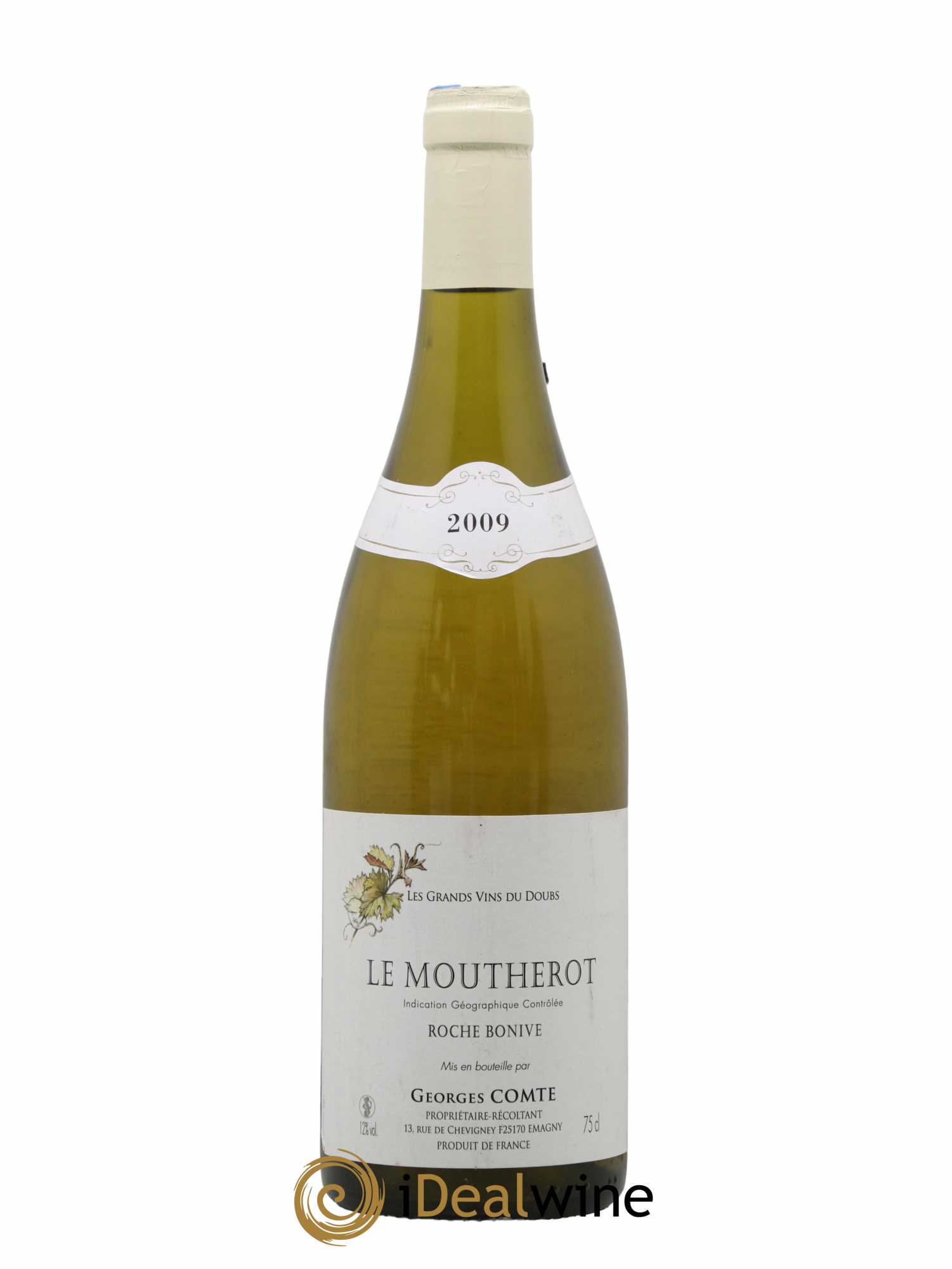 Vin de France IGC Le Moutherot Roche Bonive Georges Comte 2009 - Lot de 1 bouteille - 0