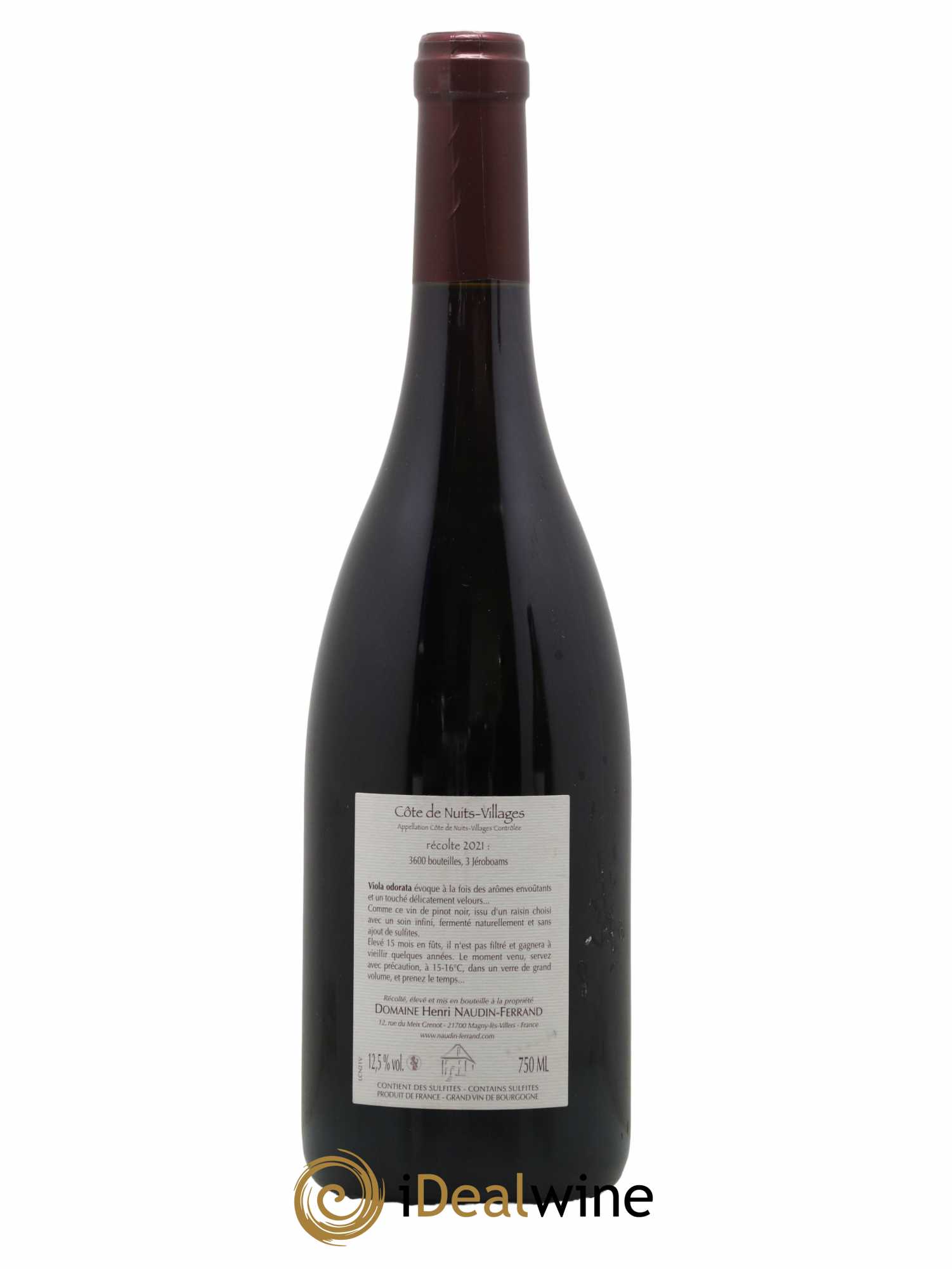 Côte de Nuits-Villages Viola Odorata Naudin-Ferrand (Domaine) 2021 - Lotto di 1 bottiglia - 1