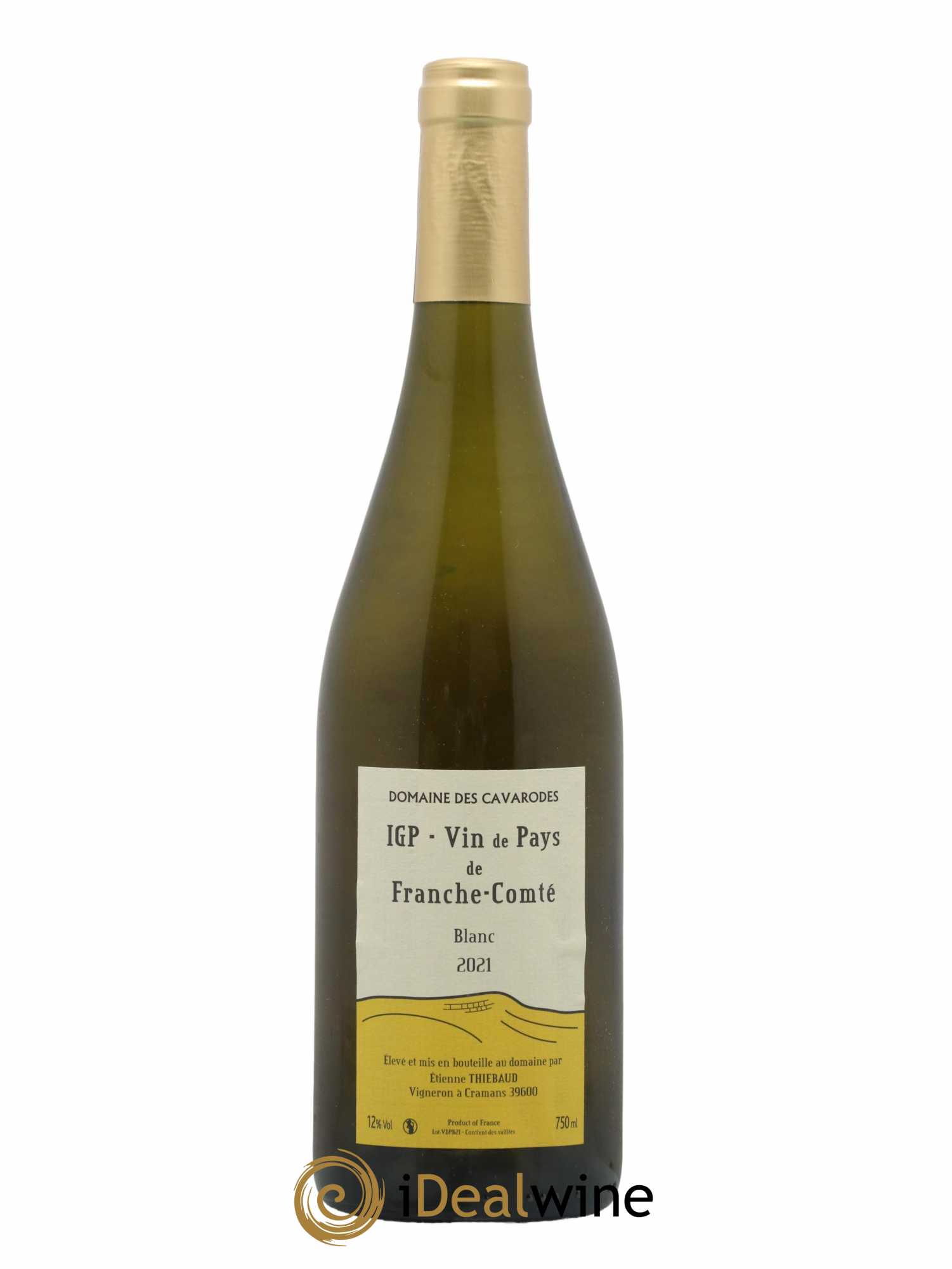 Franche-Comté Cavarodes (Domaine des) - Etienne Thiébaud 2021 - Lot de 1 bouteille - 0