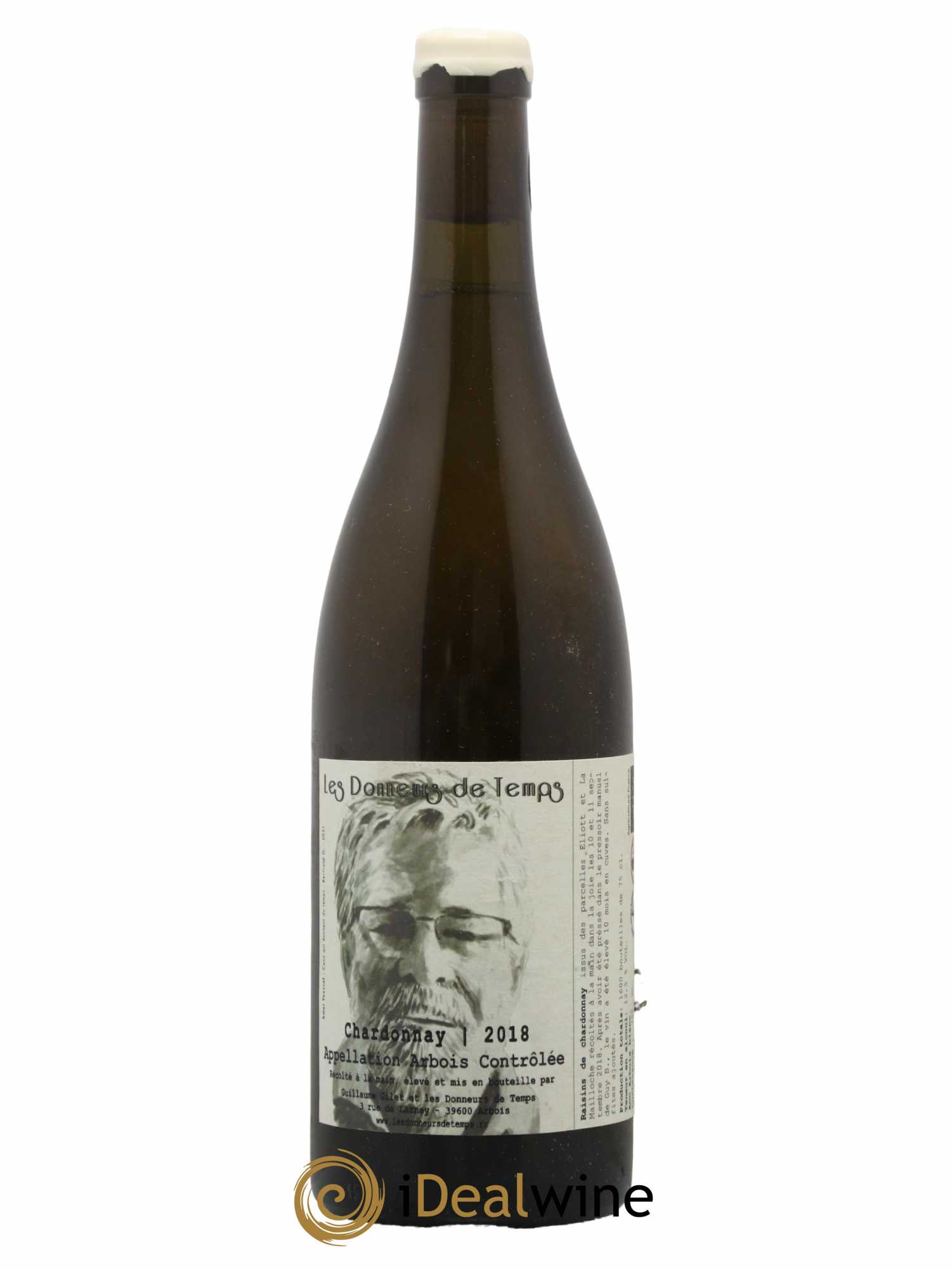 Arbois Chardonnay Domaine Les Donneurs de Temps 2018 - Lot de 1 bouteille - 0