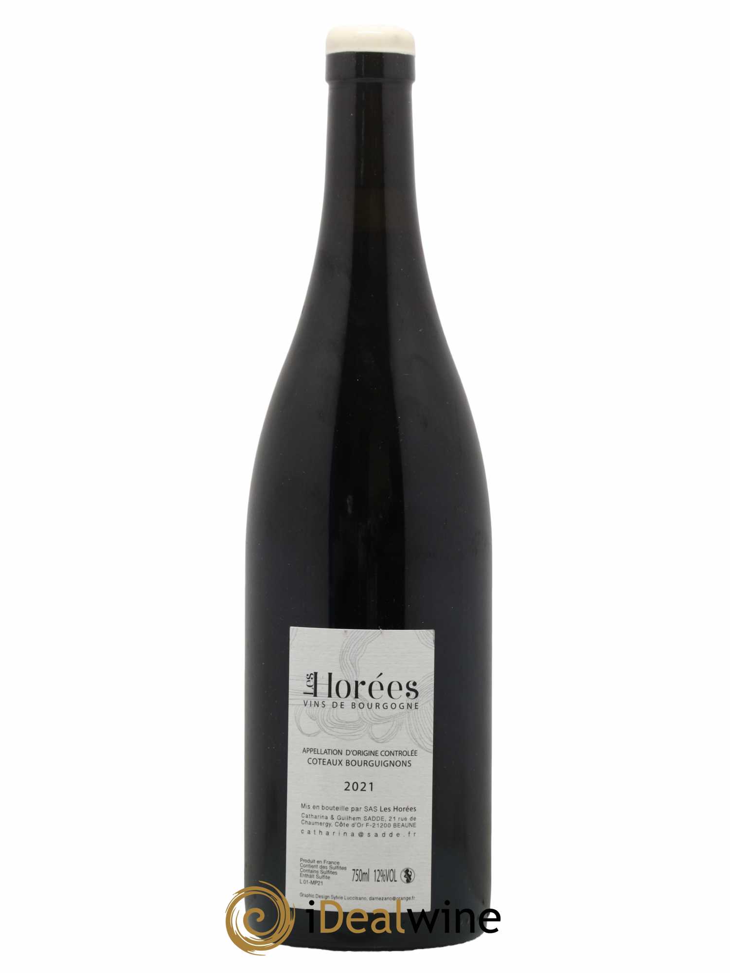 Coteaux Bourguignons Mon Poulain Les Horées 2021 - Lot de 1 bouteille - 1