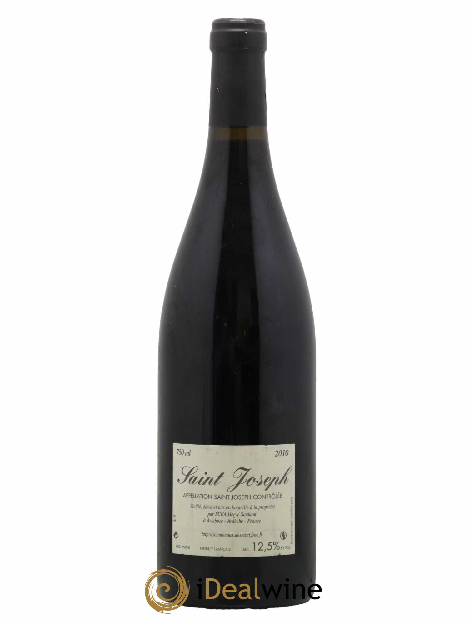 Saint-Joseph Sainte Epine Hervé Souhaut - Domaine Romaneaux-Destezet 2010 - Lot de 1 bouteille - 1