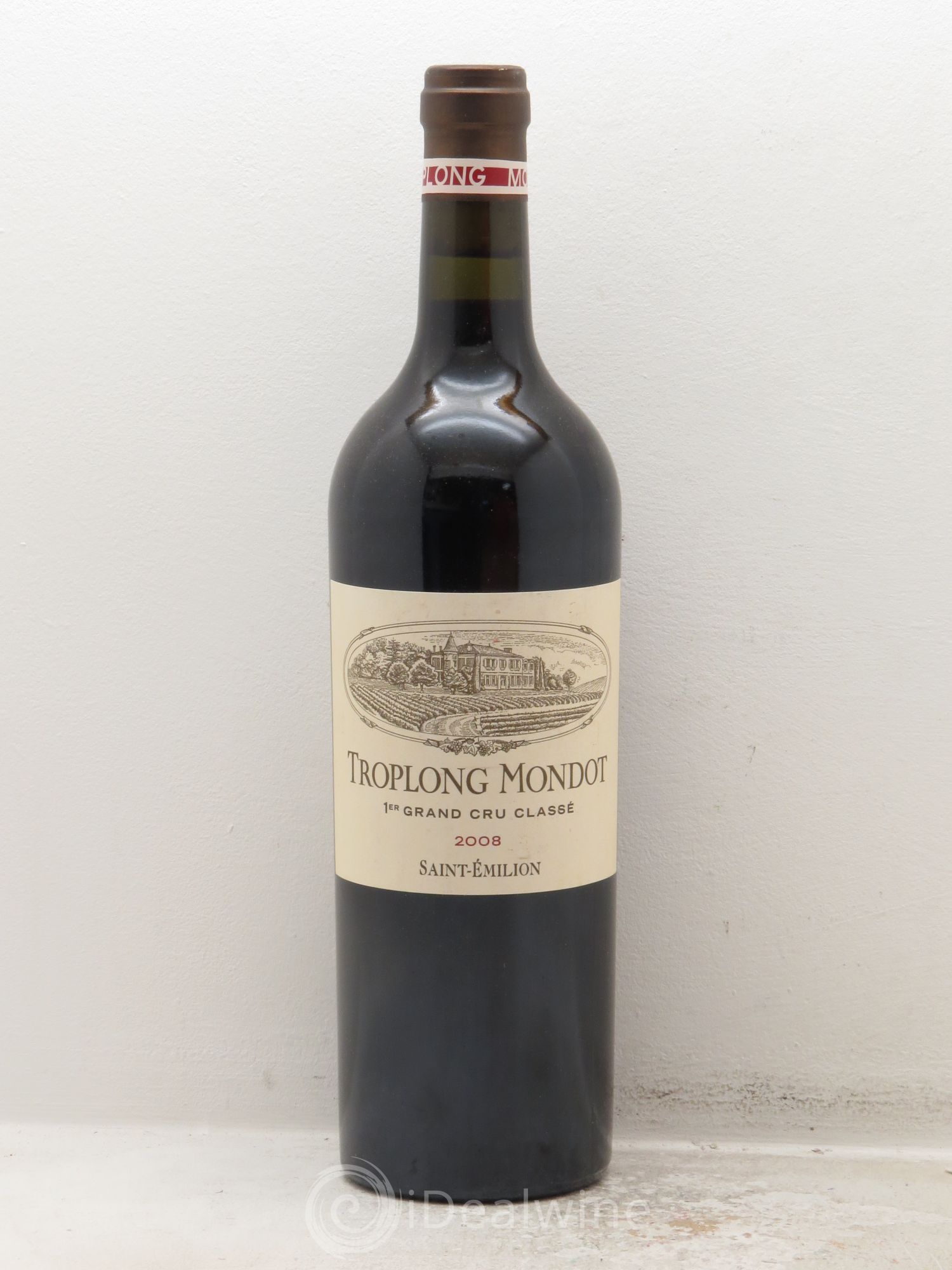 Château Troplong Mondot 1er Grand Cru Classé B 2008 - Lot de 1 bouteille - 0