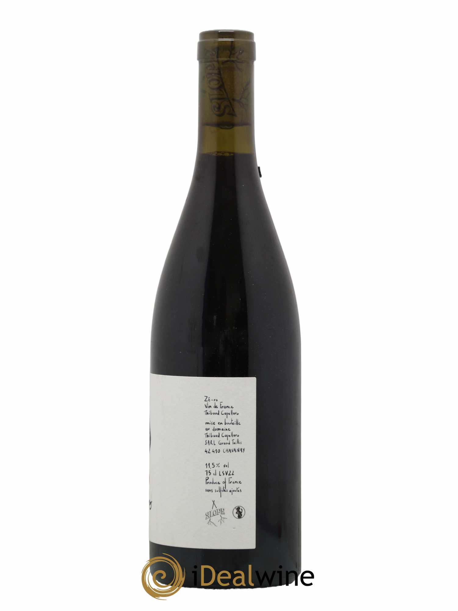 Vin de France Zé-Ro Domaine Thibaud Capellaro 2022 - Lot de 1 bouteille - 1