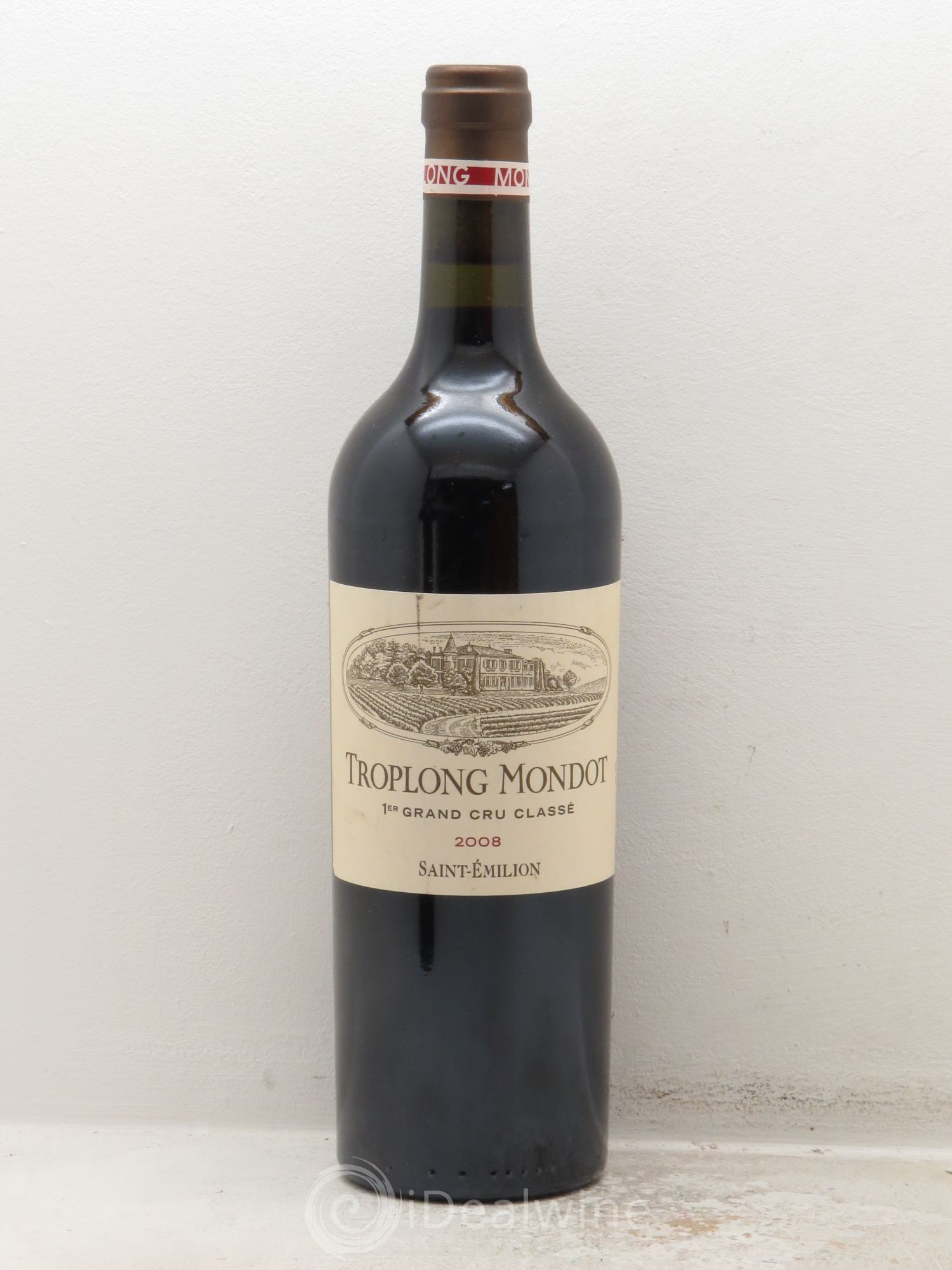 Château Troplong Mondot 1er Grand Cru Classé B 2008 - Lot de 1 bouteille - 0