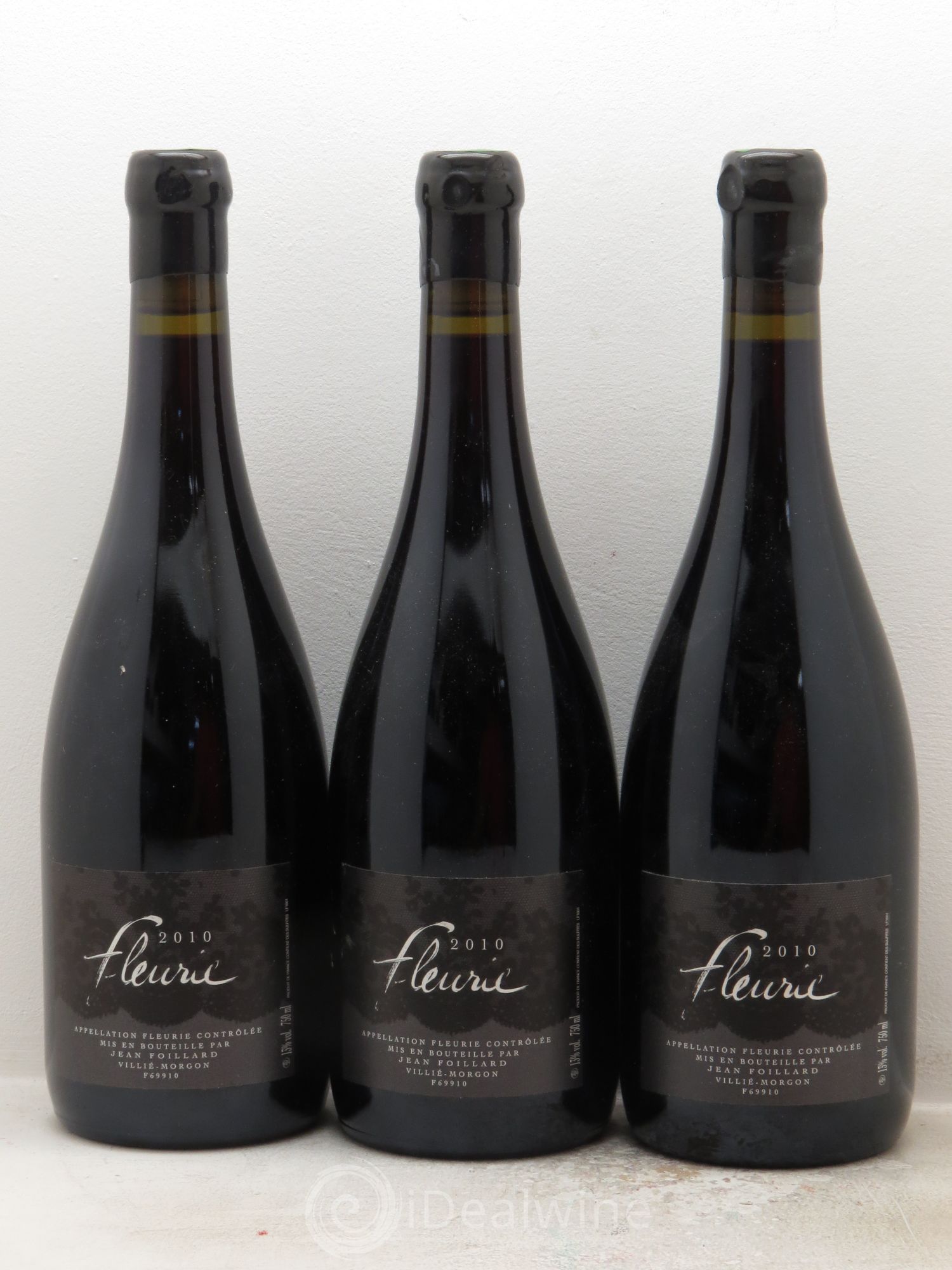 Fleurie Jean Foillard 2010 - Lot de 3 bouteilles - 0