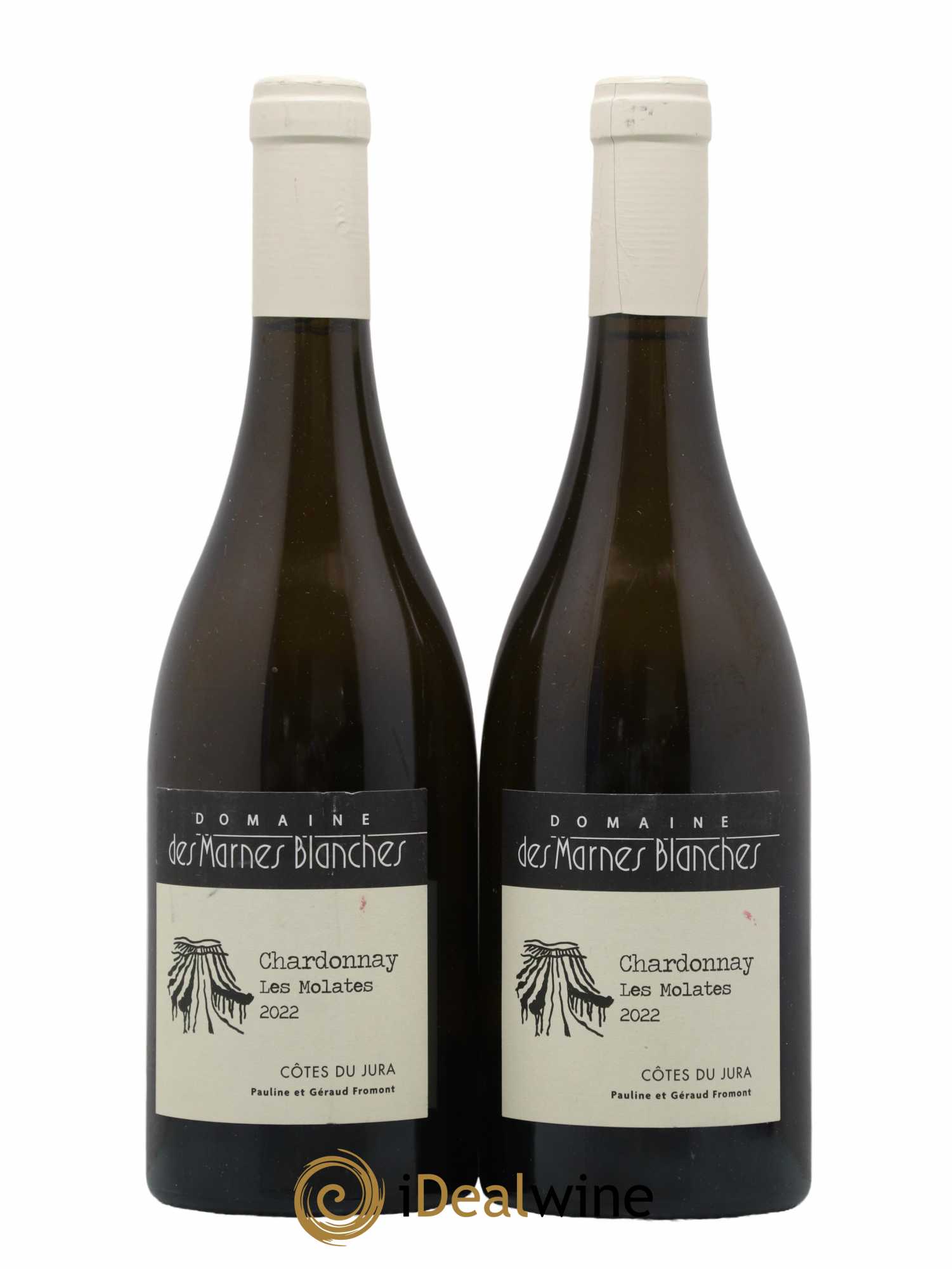 Côtes du Jura Les Molates Chardonnay Marnes Blanches (Domaine des) 2022 - Lot of 2 bottles - 0