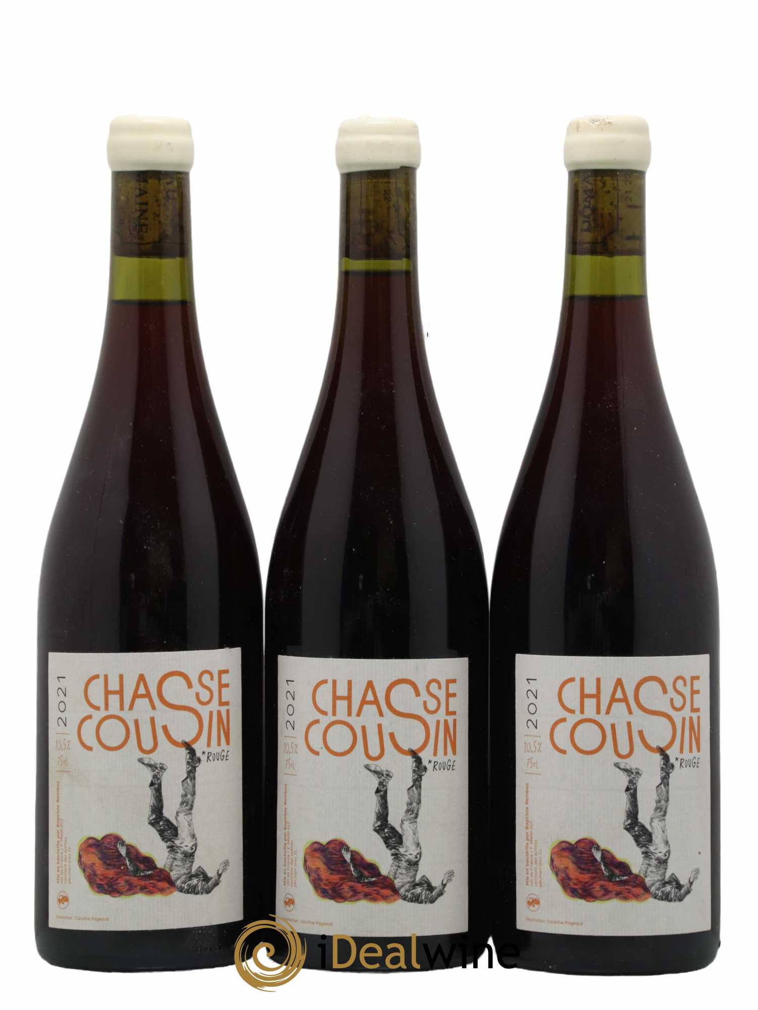 Vin de France Chasse Cousin Domaine Baptiste Ramboz 2021 - Lot de 3 bouteilles - 0