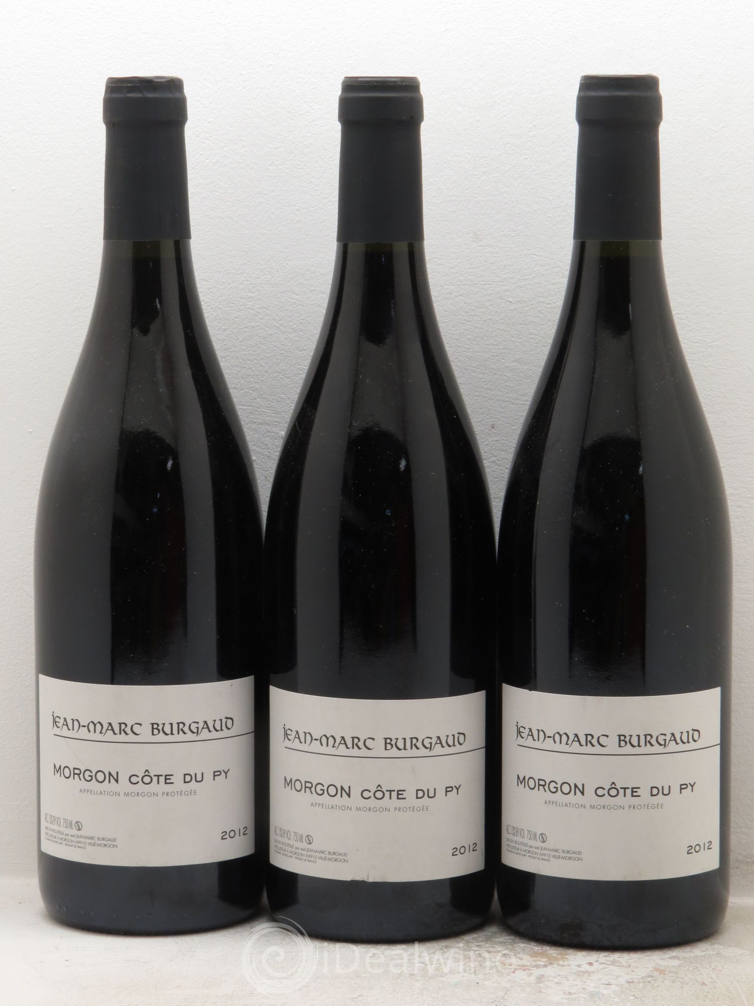 Morgon Côte du Py Jean-Marc Burgaud (Domaine) 2012 - Lot de 3 bouteilles - 0