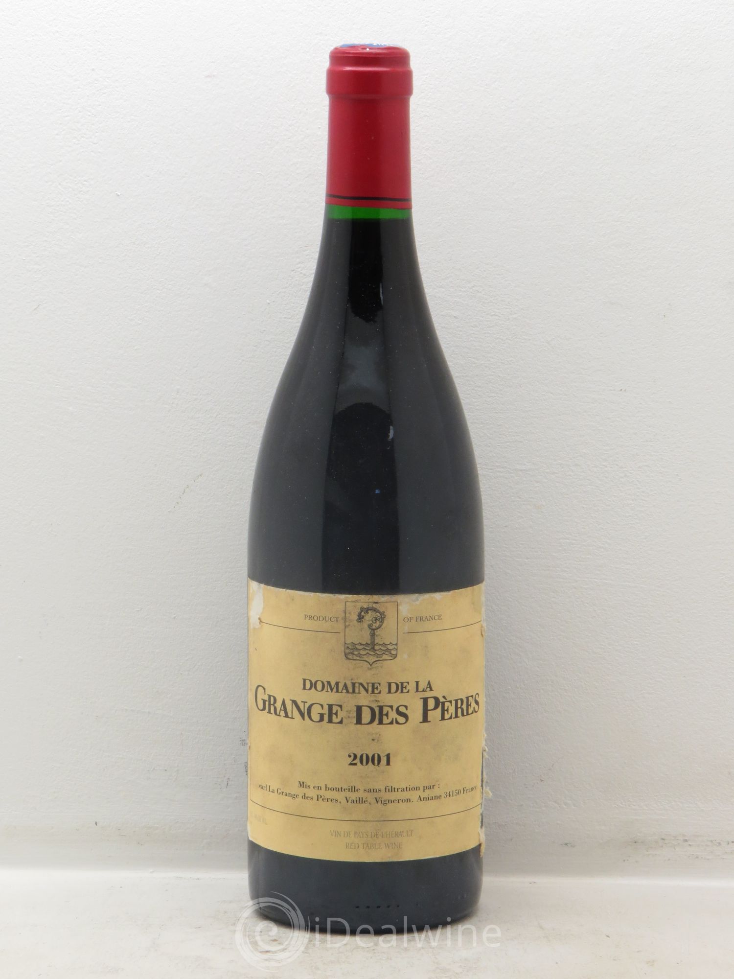 Pays d'Hérault Grange des Pères Laurent Vaillé 2001 - Lot de 1 bouteille - 0
