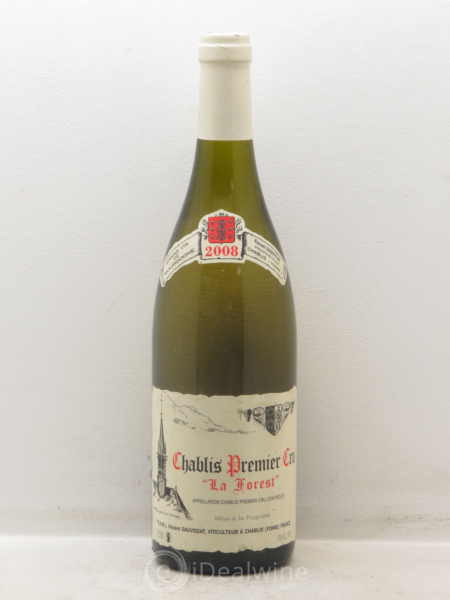 Chablis 1er Cru La Forest Vincent Dauvissat (Domaine) 2008 - Lot de 1 bouteille - 0