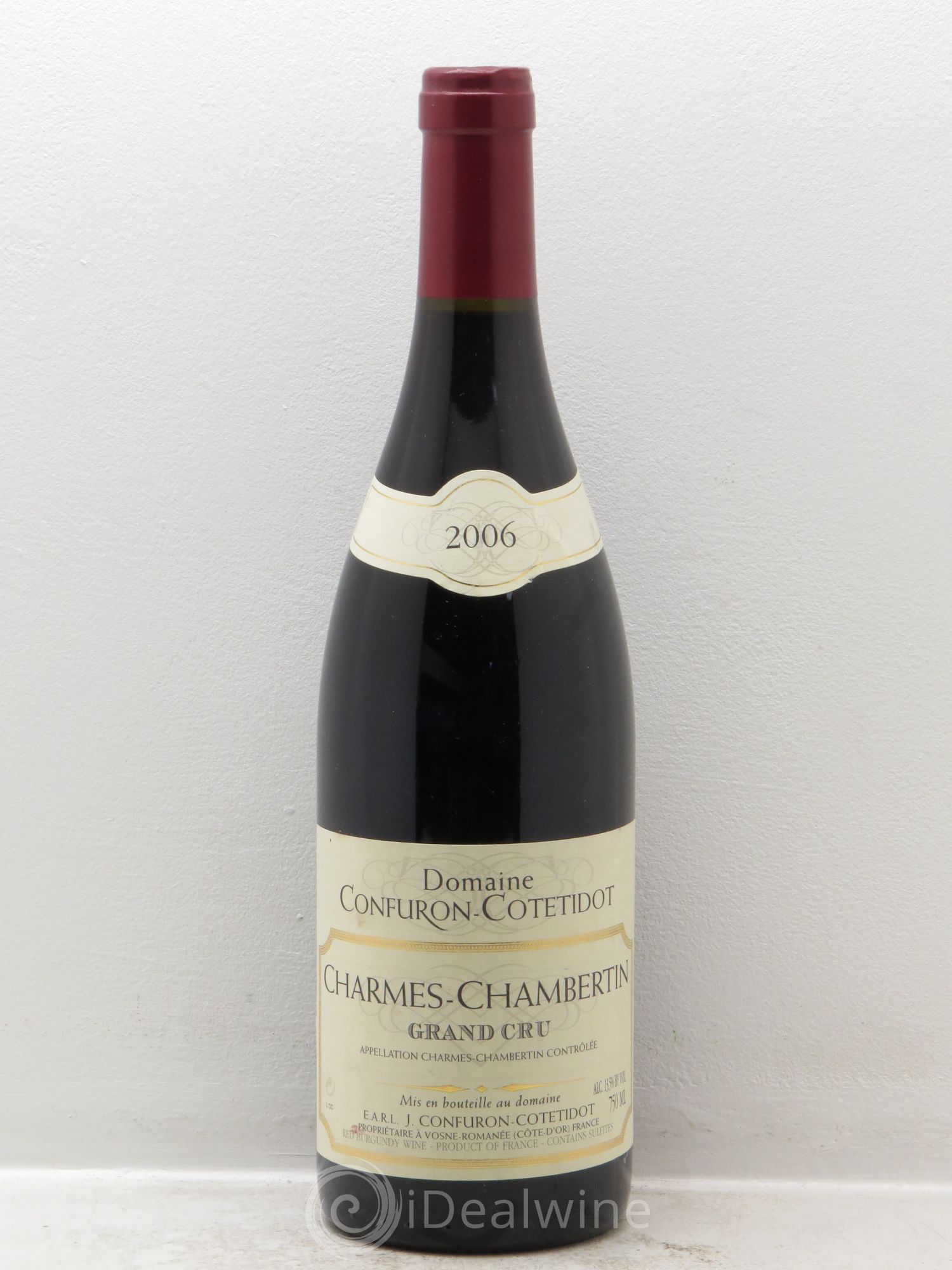 Charmes-Chambertin Grand Cru Confuron-Cotetidot 2006 - Lot de 1 bouteille - 0