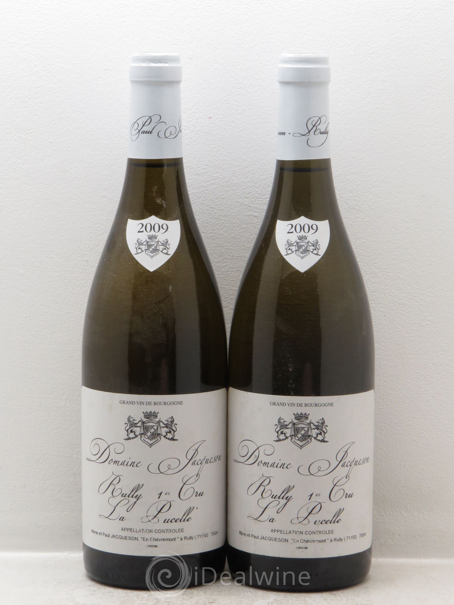 Rully 1er Cru La Pucelle Paul & Marie Jacqueson 2009 - Lot de 2 bouteilles - 0