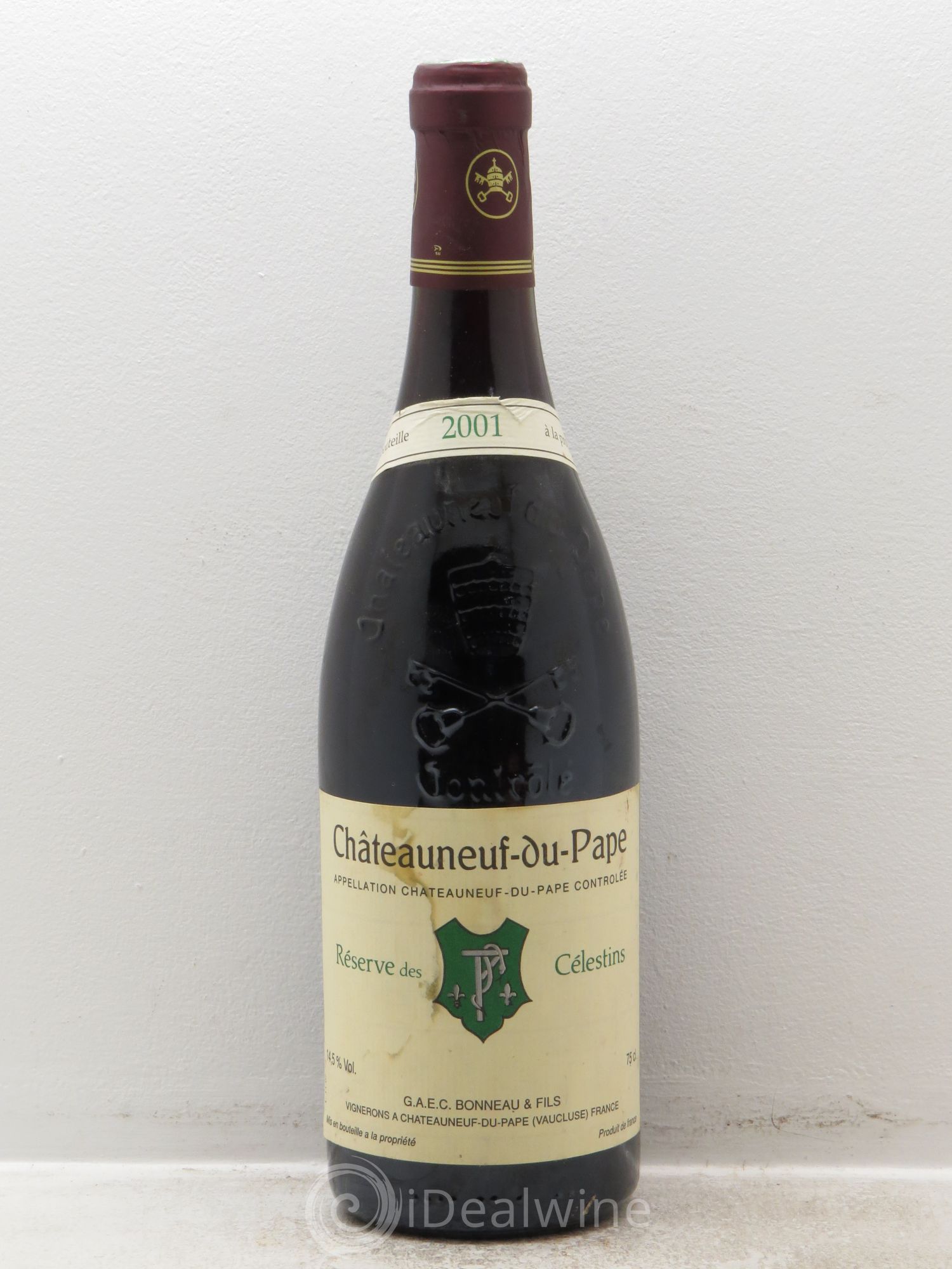 Châteauneuf-du-Pape Réserve des Célestins Henri Bonneau & Fils 2001 - Lot de 1 bouteille - 0