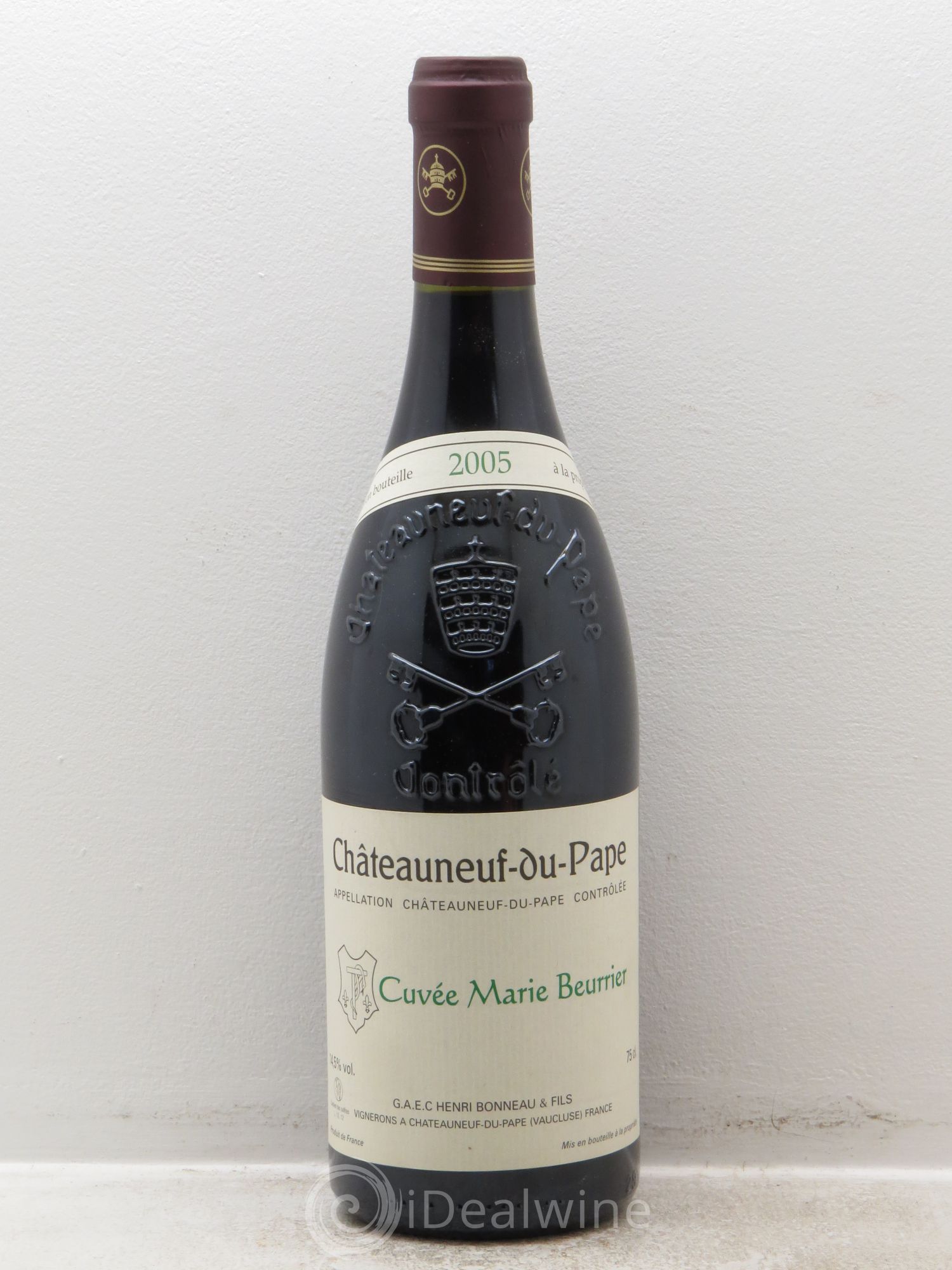 Châteauneuf-du-Pape Marie Beurrier Henri Bonneau & Fils 2005 - Lot de 1 bouteille - 0