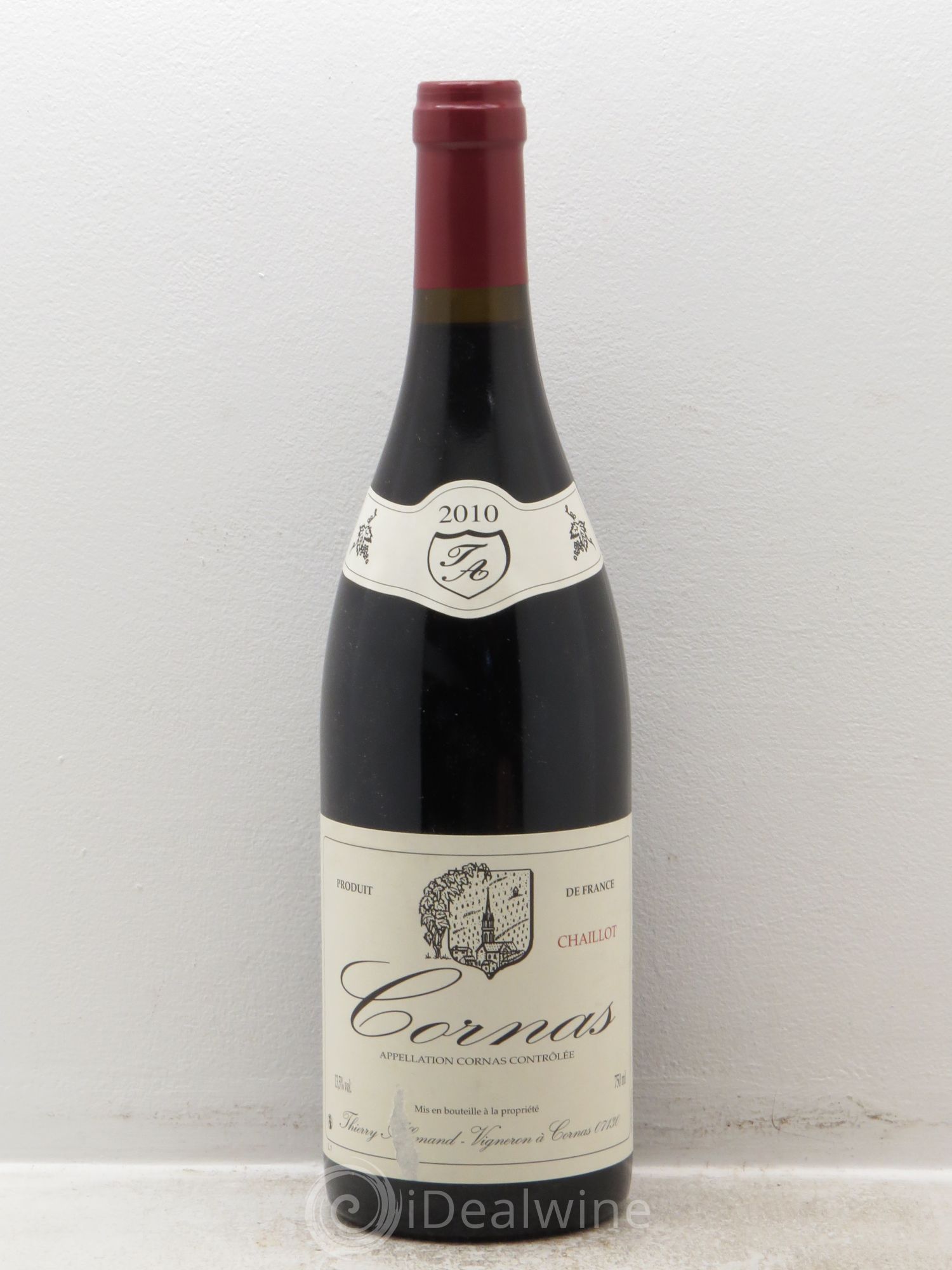 Cornas Chaillot Thierry Allemand 2010 - Lot de 1 bouteille - 0