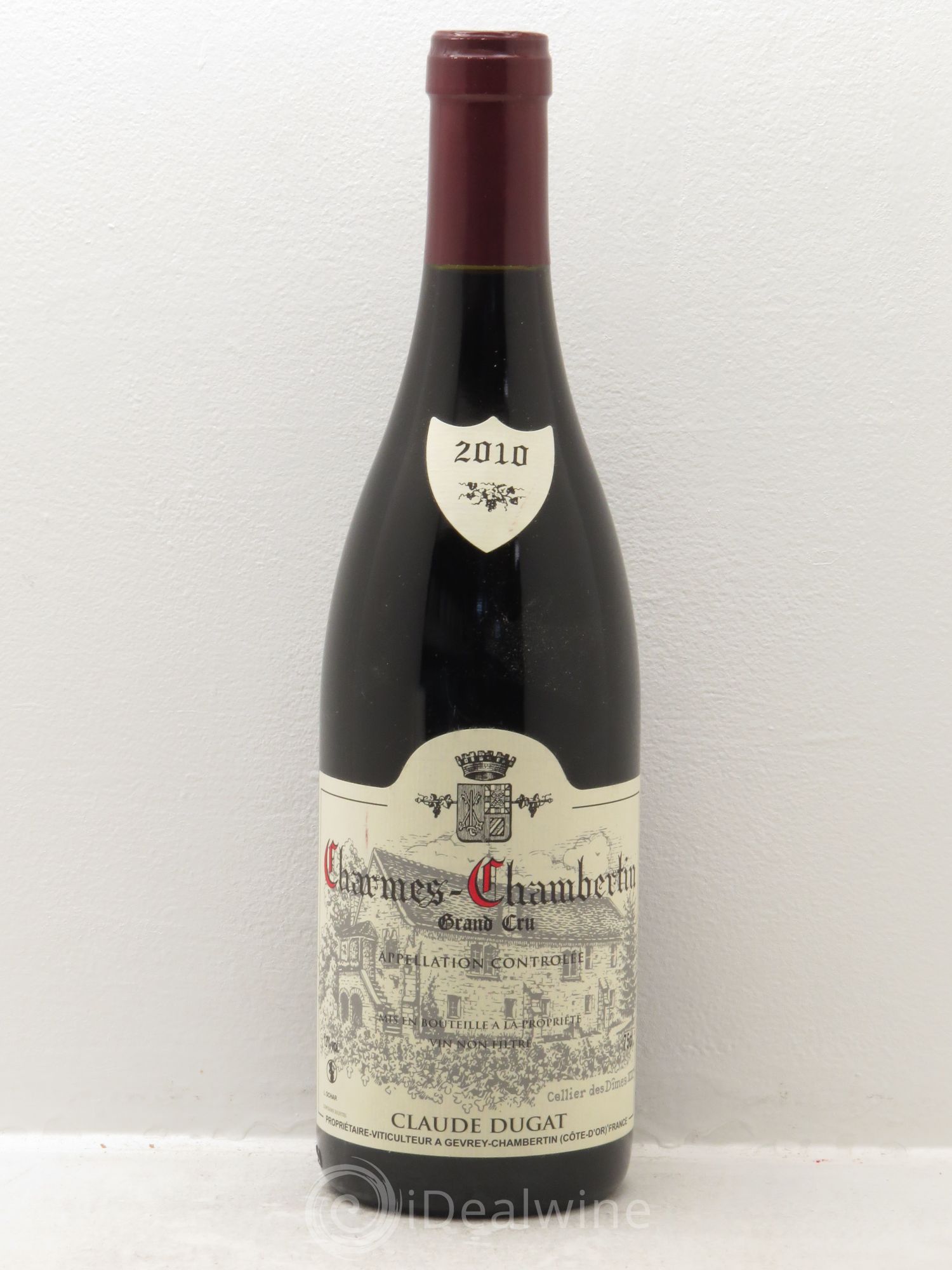 Charmes-Chambertin Grand Cru Claude Dugat 2010 - Lot de 1 bouteille - 0