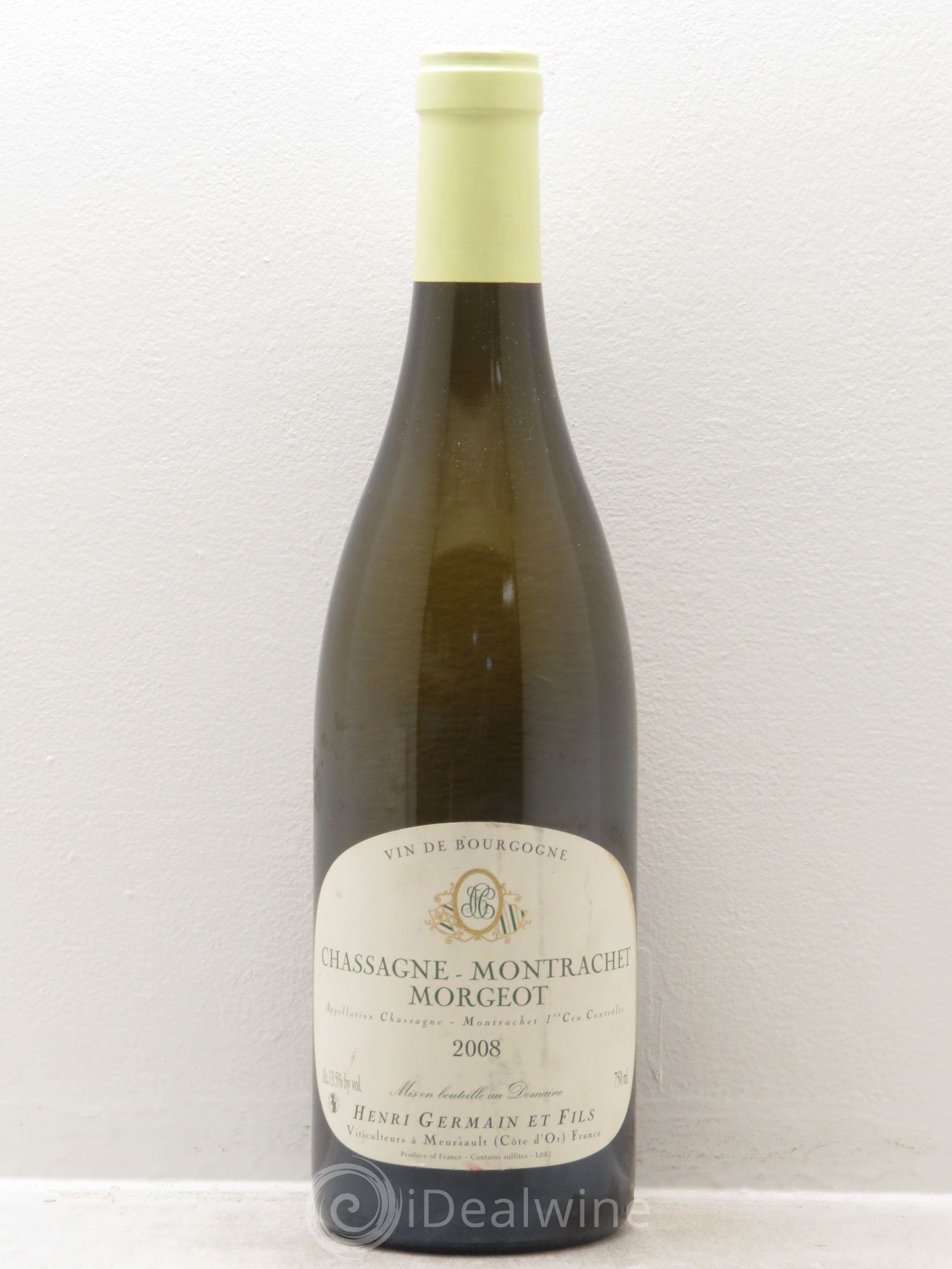Chassagne-Montrachet 1er Cru 2008 - Lot de 1 bouteille - 0