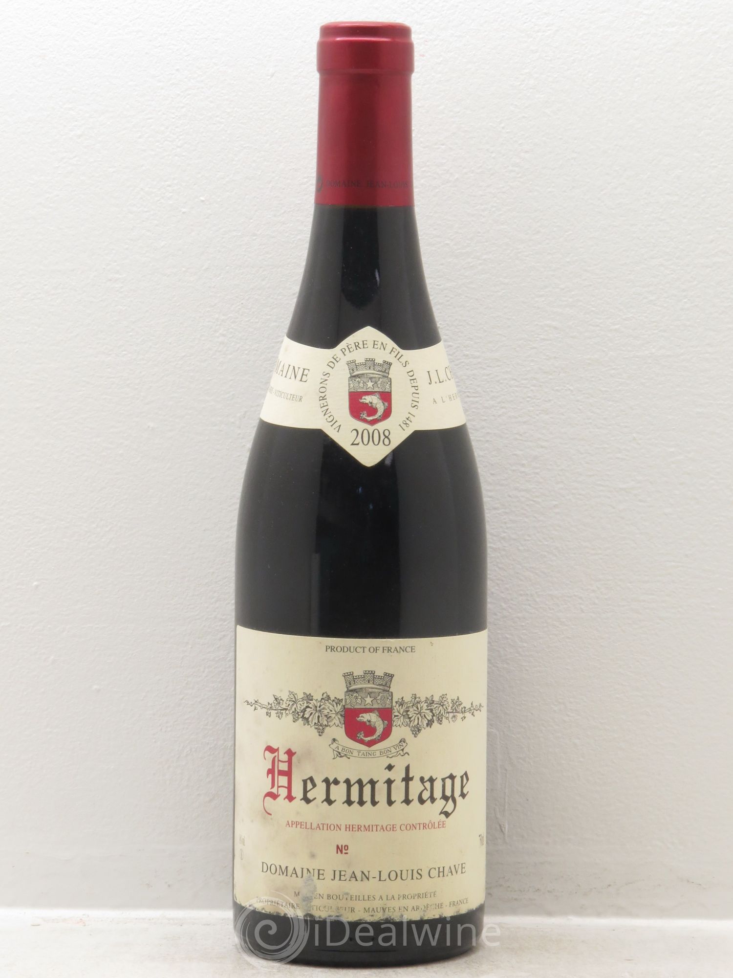 Hermitage Jean-Louis Chave 2008 - Lot de 1 bouteille - 0