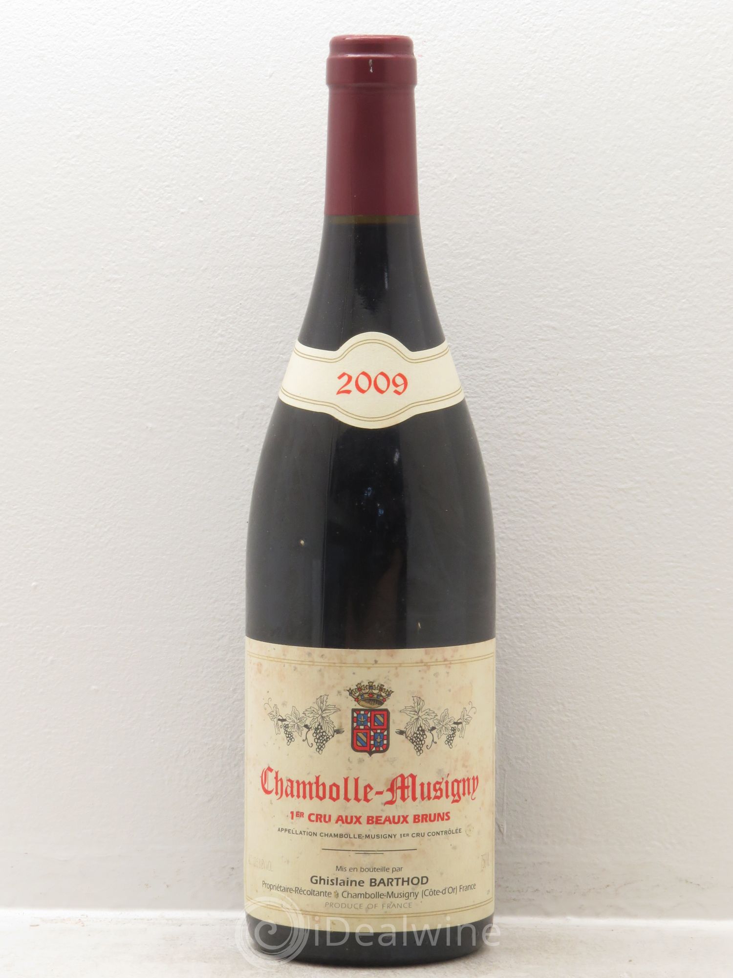 Chambolle-Musigny 1er Cru Aux Beaux Bruns Ghislaine Barthod 2009 - Lot de 1 bouteille - 0