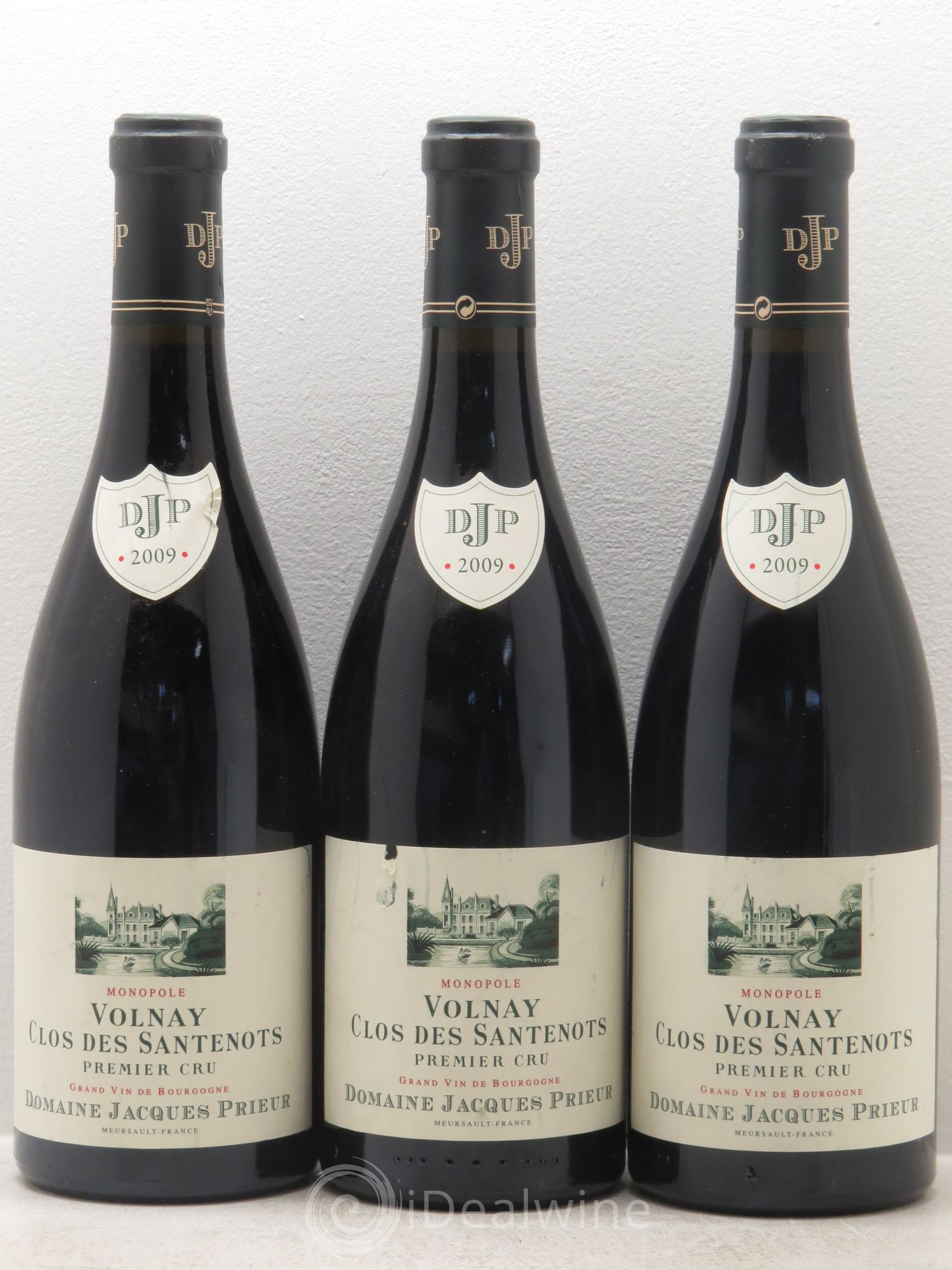 Volnay 1er Cru Santenots Jacques Prieur (Domaine) 2009 - Lot de 3 bouteilles - 0