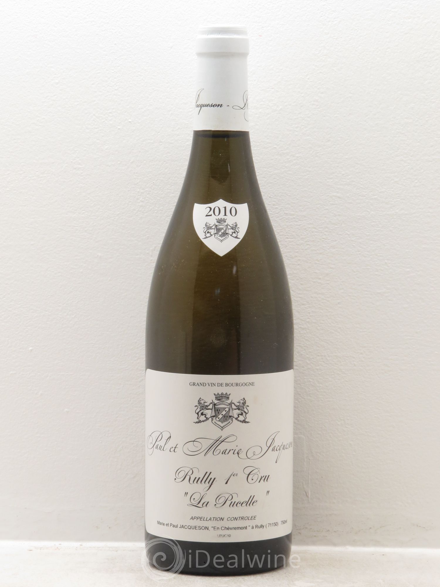 Rully 1er Cru La Pucelle Paul & Marie Jacqueson 2010 - Lot de 1 bouteille - 0