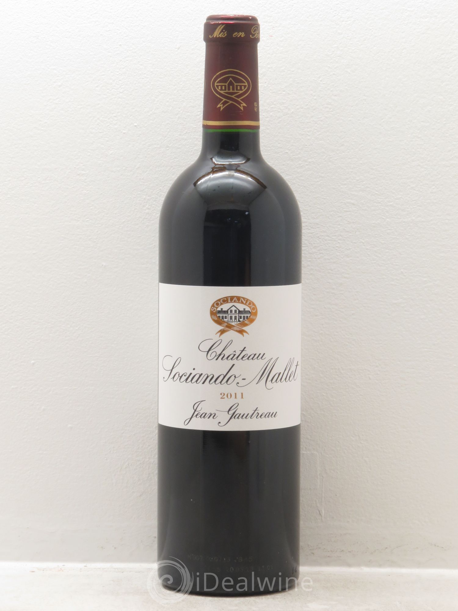 Château Sociando Mallet 2011 - Lot de 1 bouteille - 0
