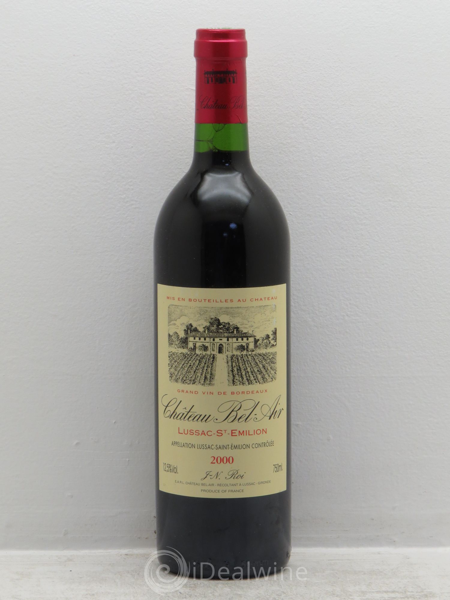 Bordeaux Bel air lussac saint emilion 2000 - Posten von 1 Flasche - 0