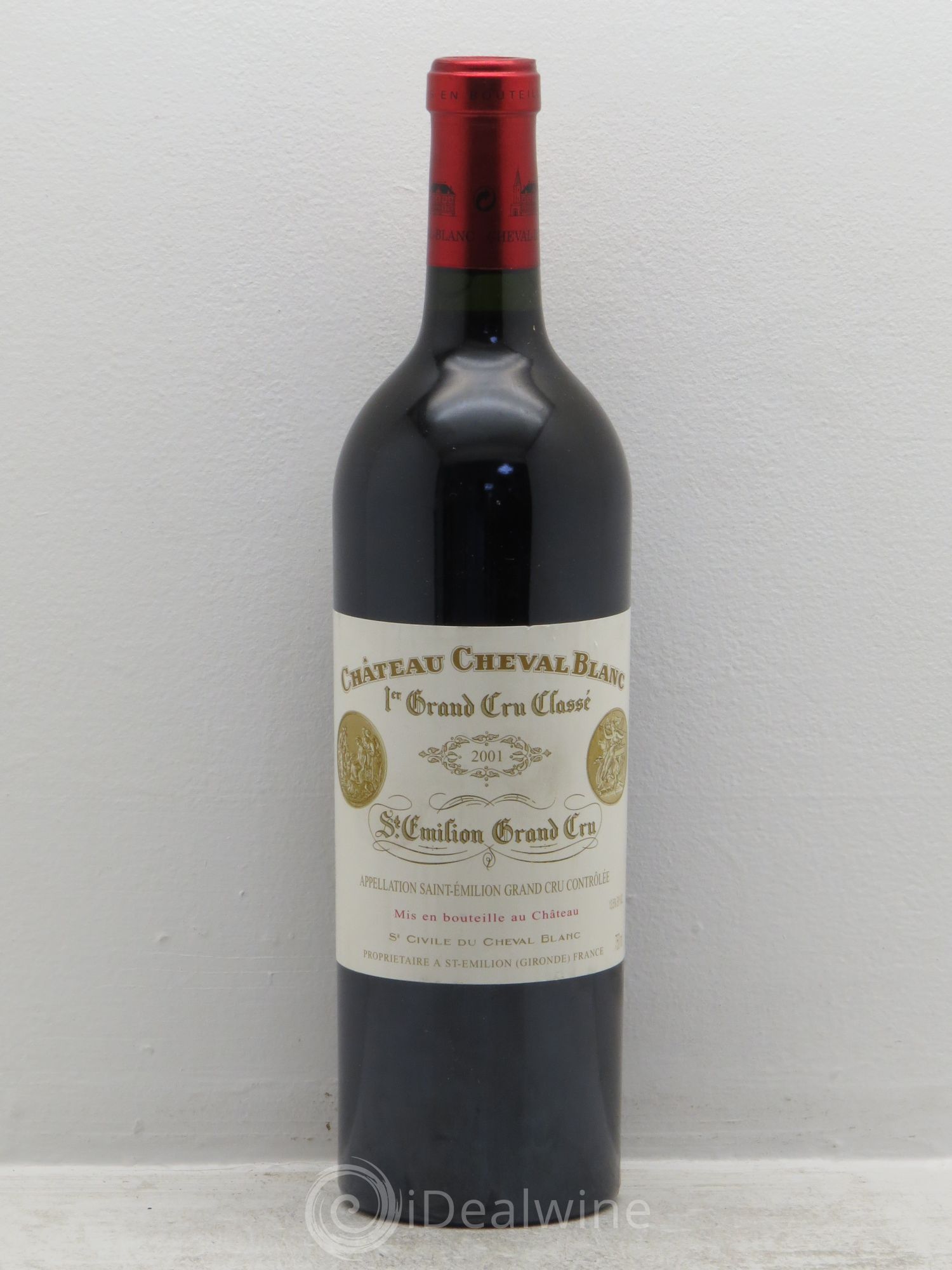 Château Cheval Blanc 1er Grand Cru Classé A 2001 - Lot de 1 bouteille - 0