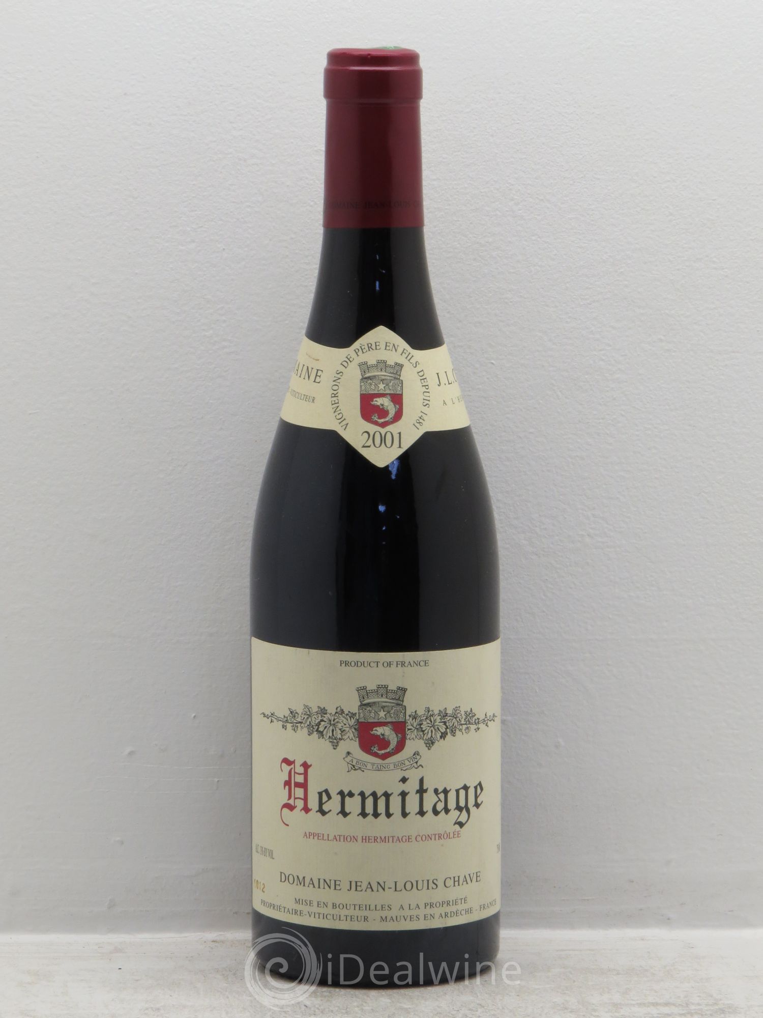 Hermitage Jean-Louis Chave 2001 - Lot de 1 bouteille - 0