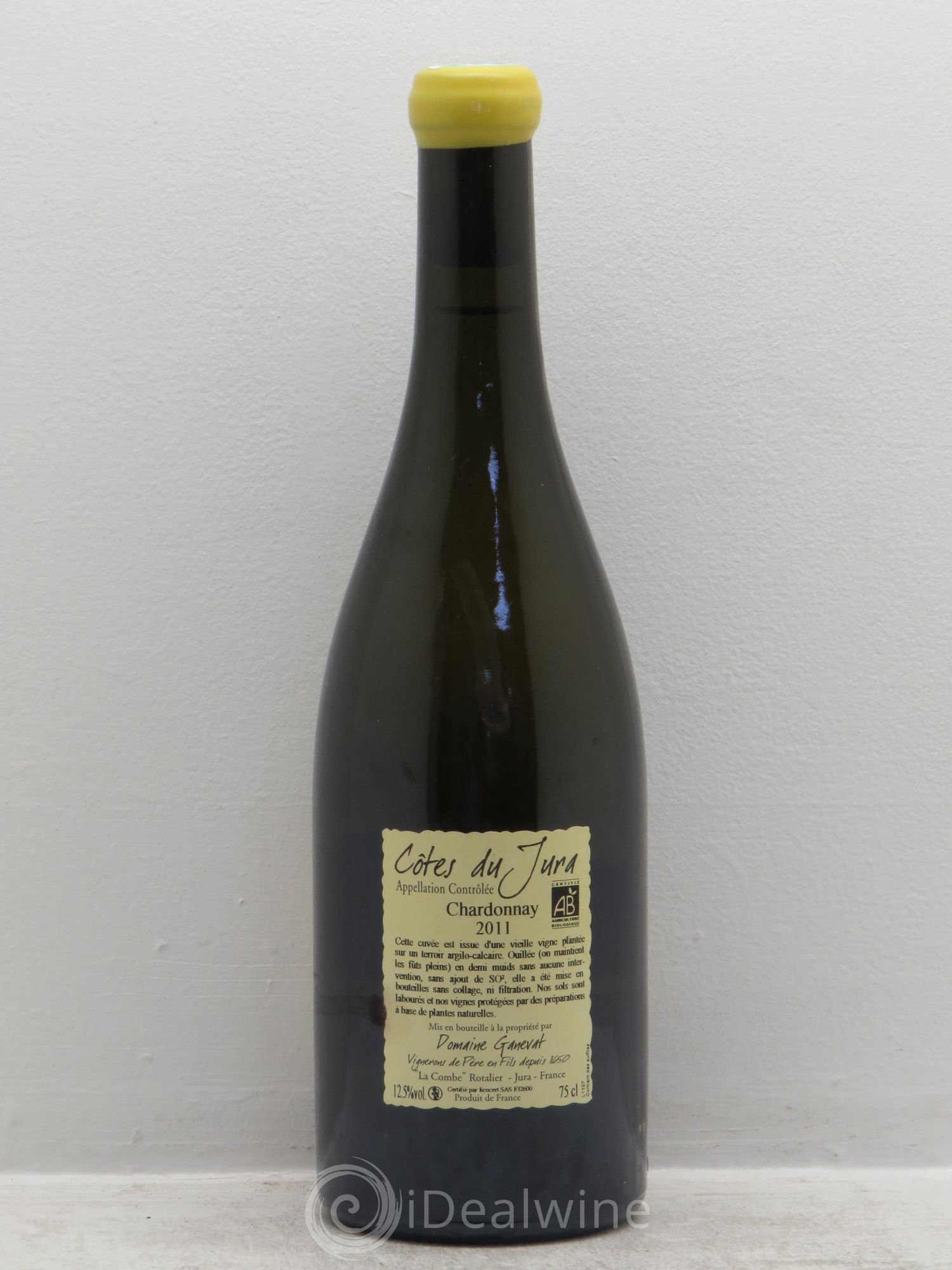 Côtes du Jura Les Chamois du Paradis Jean-François Ganevat (Domaine) 2011 - Lot de 1 bouteille - 1