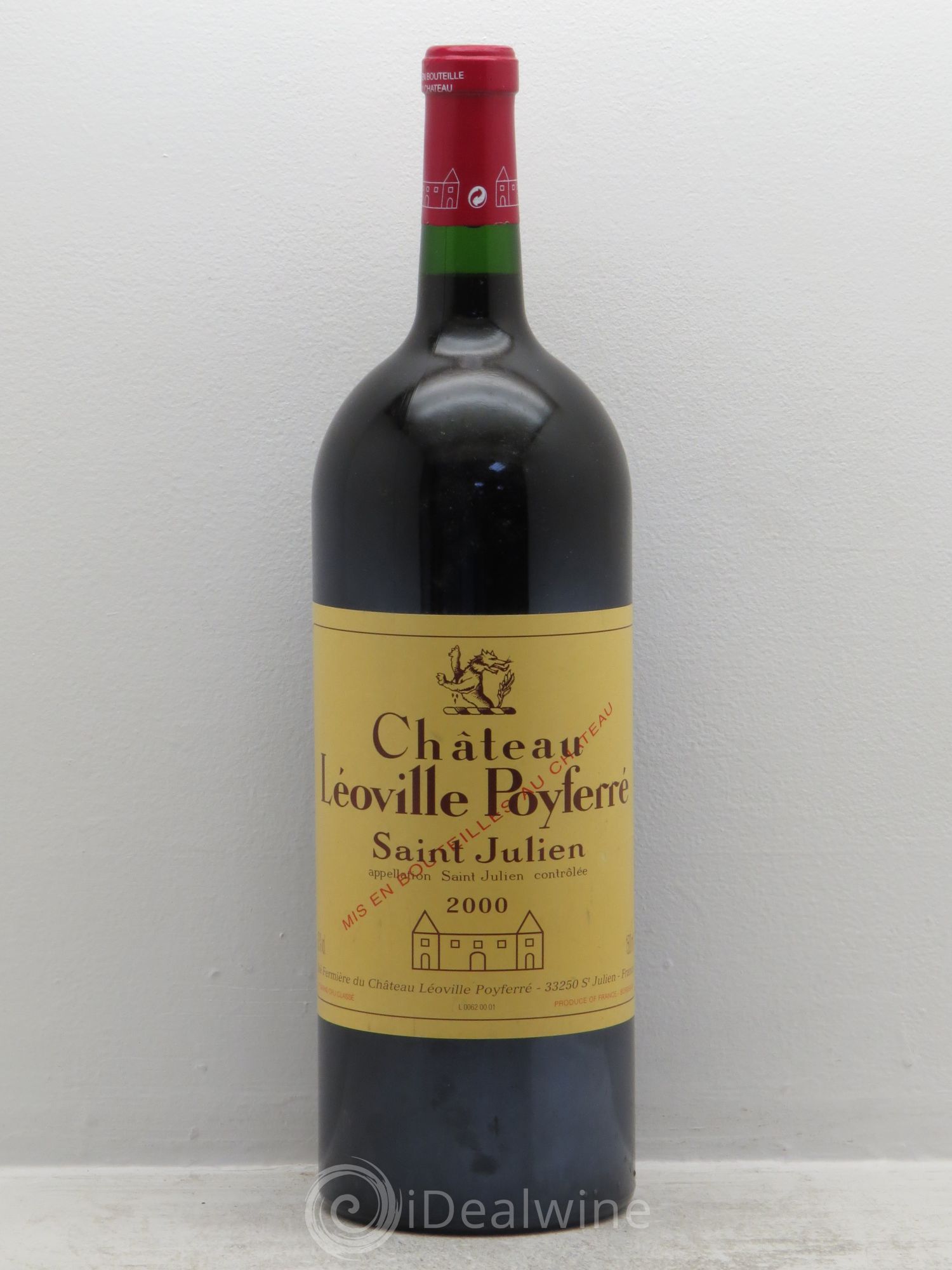 Château Léoville Poyferré 2ème Grand Cru Classé 2000 - Lot de 1 magnum - 0
