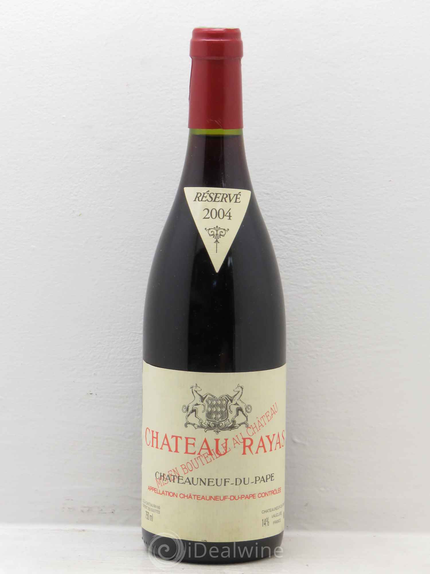 Châteauneuf-du-Pape Château Rayas Emmanuel Reynaud 2004 - Lot de 1 bouteille - 0