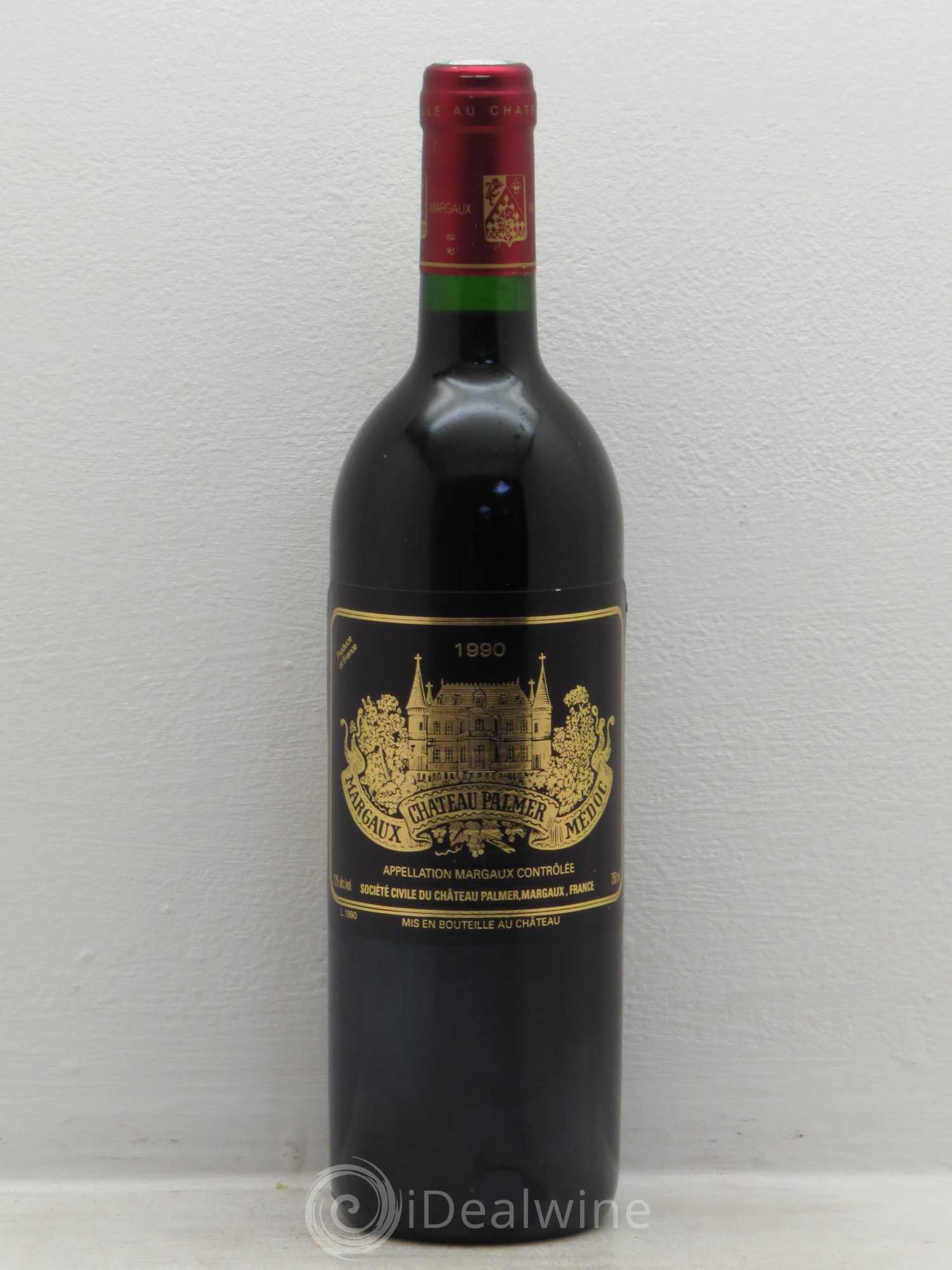 Château Palmer 3ème Grand Cru Classé 1990 - Lot de 1 bouteille - 0
