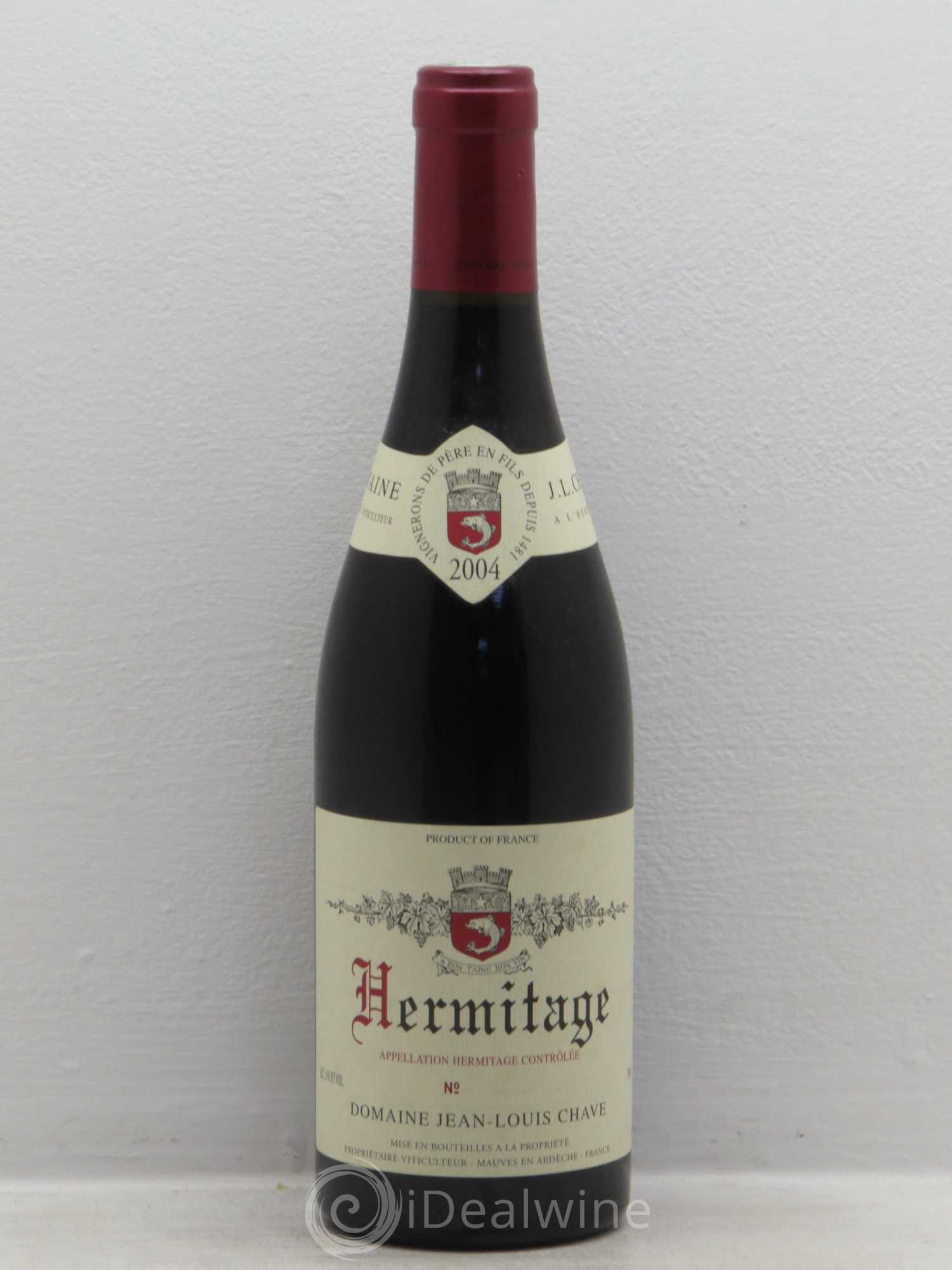 Hermitage Jean-Louis Chave 2004 - Lot de 1 bouteille - 0