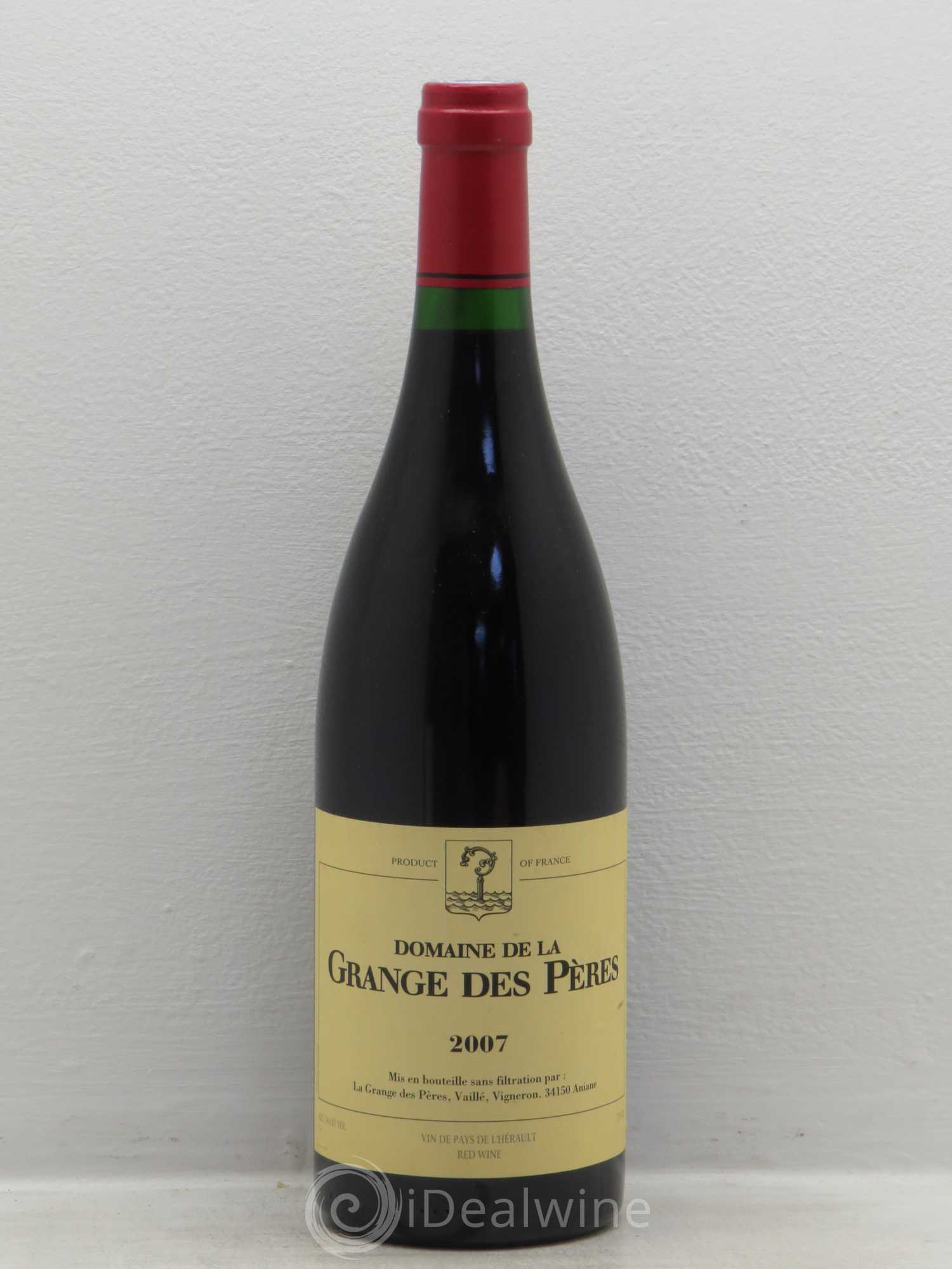 Pays d'Hérault Grange des Pères Laurent Vaillé 2007 - Lot de 1 bouteille - 0