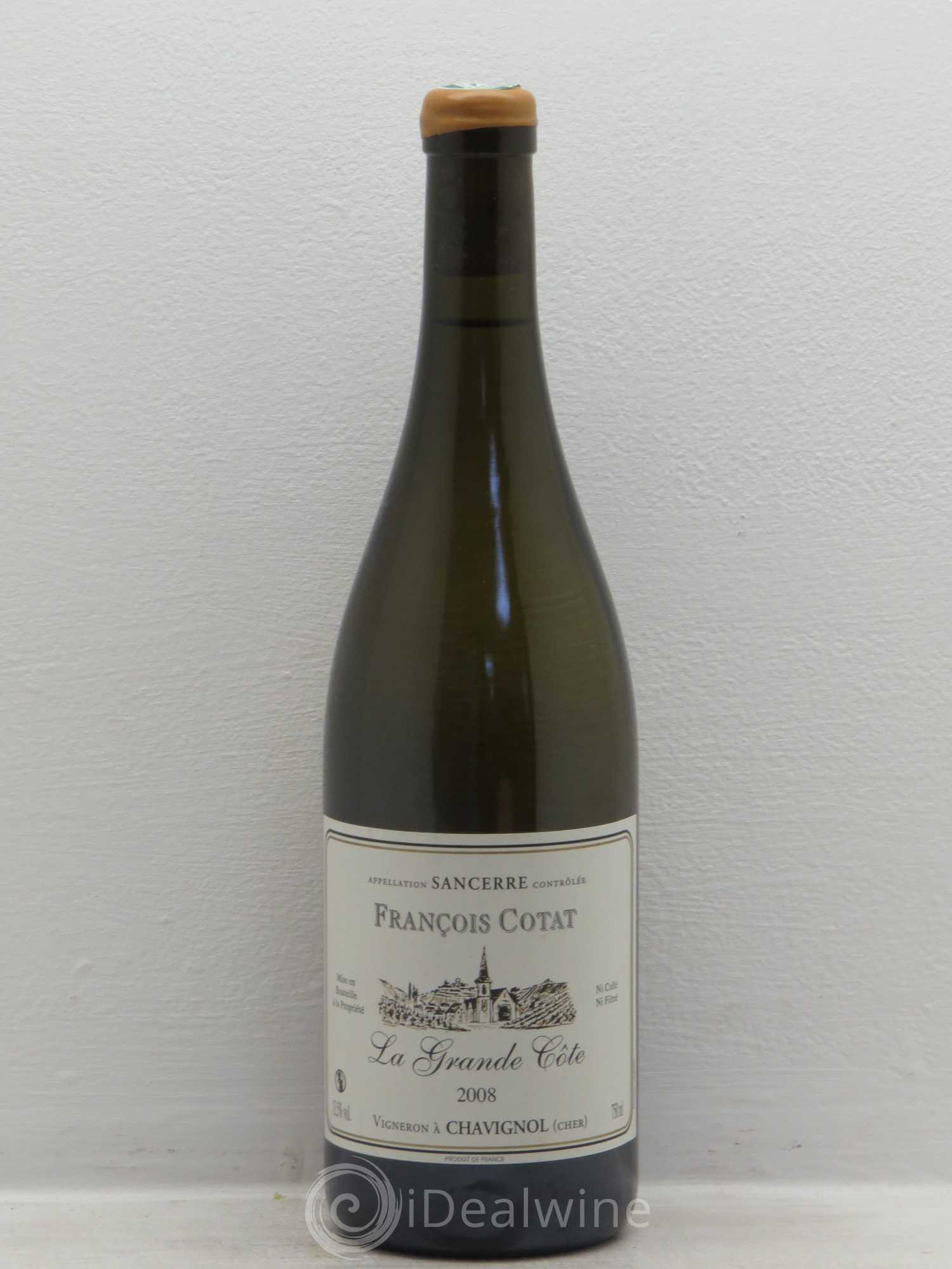 Sancerre La Grande Côte François Cotat 2008 - Lot de 1 bouteille - 0