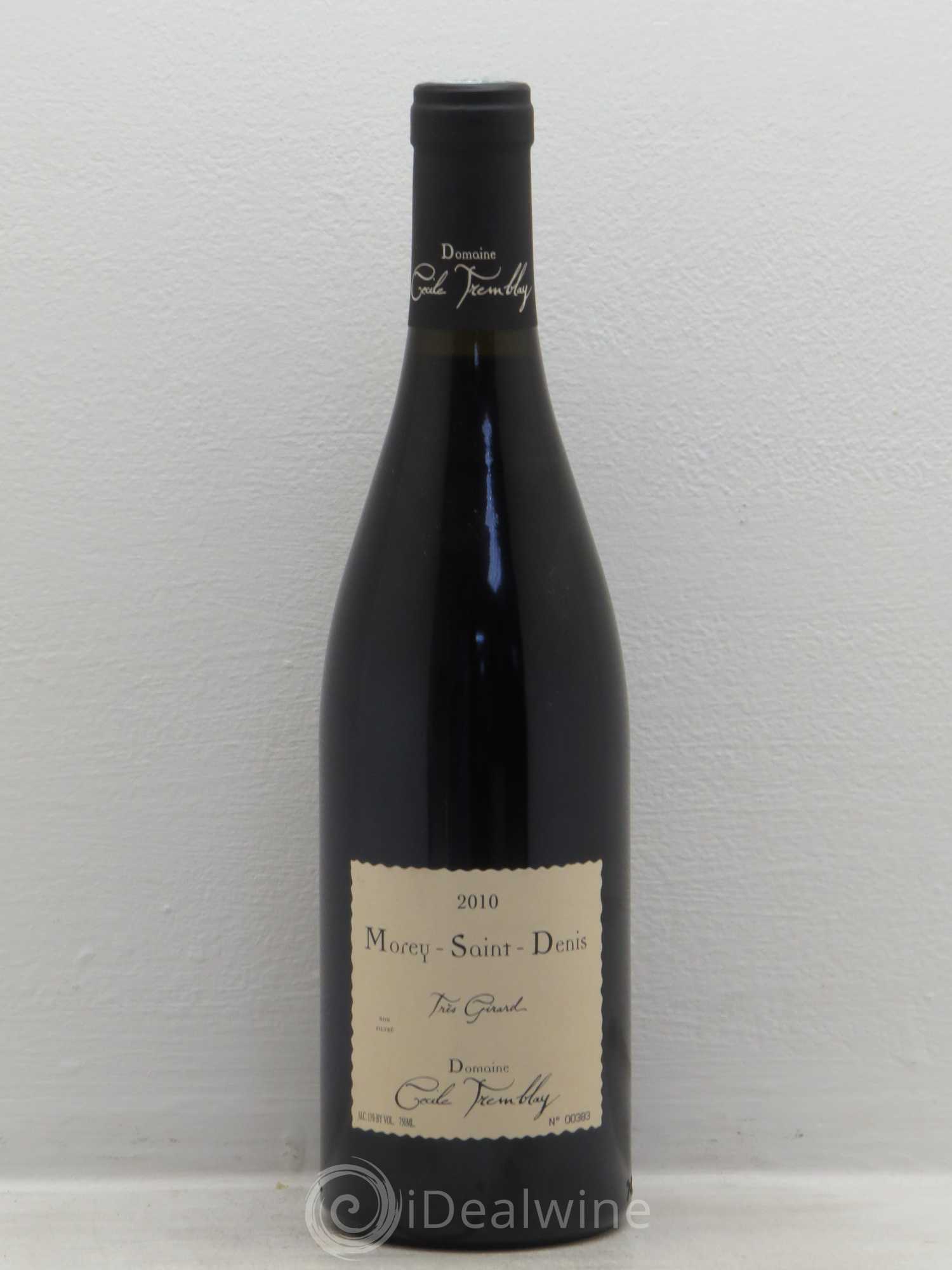 Morey-Saint-Denis Très Girard Cécile Tremblay 2010 - Lot de 1 bouteille - 0