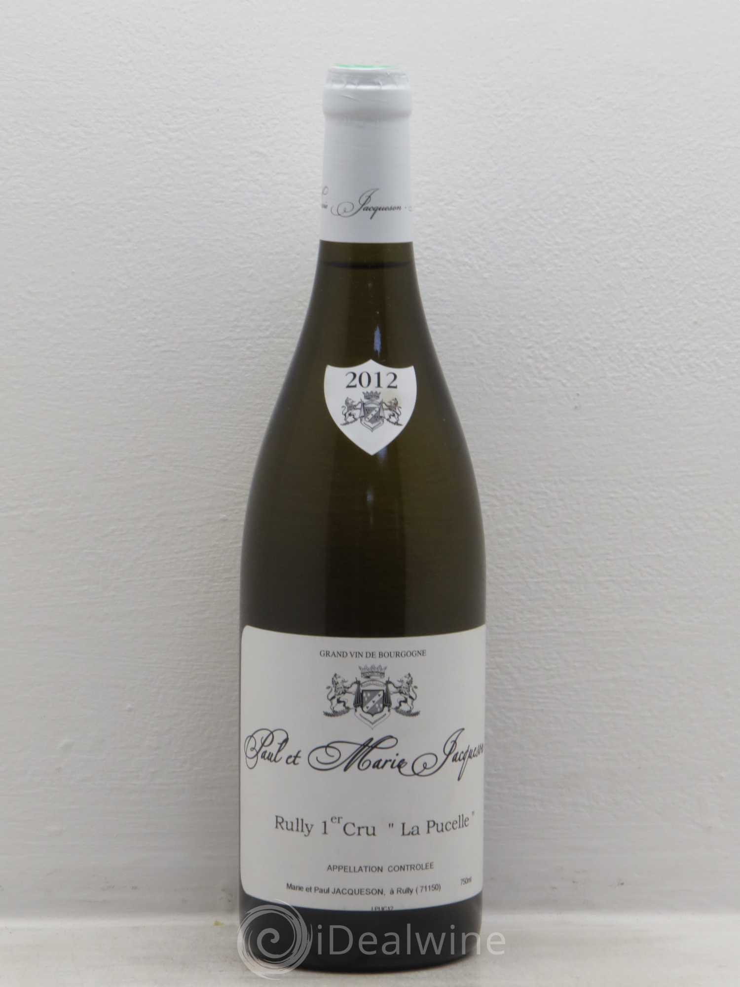 Rully 1er Cru La Pucelle Paul & Marie Jacqueson 2012 - Posten von 1 Flasche - 0