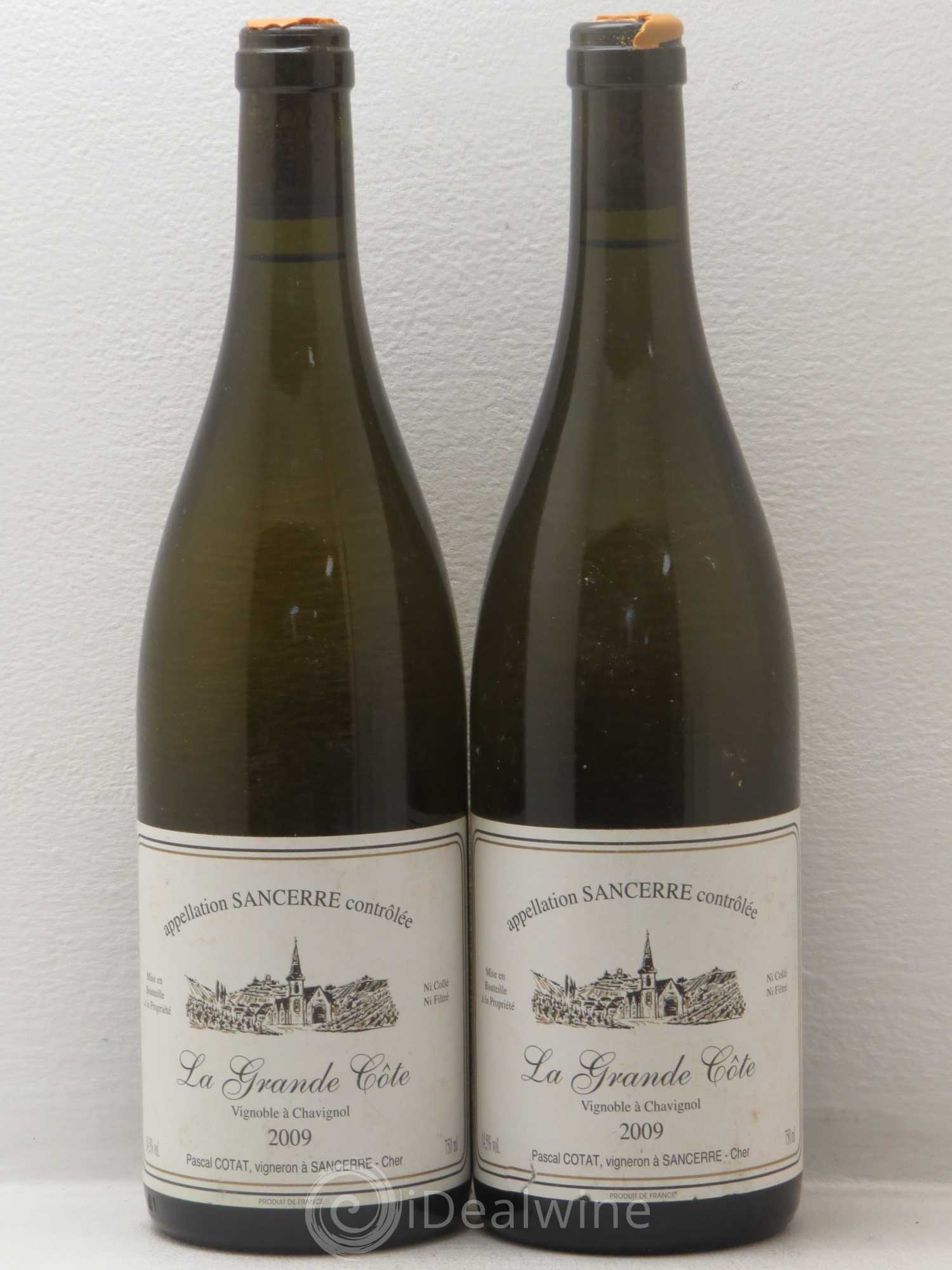 Sancerre La Grande Côte Pascal Cotat 2009 - Posten von 2 Flaschen - 0